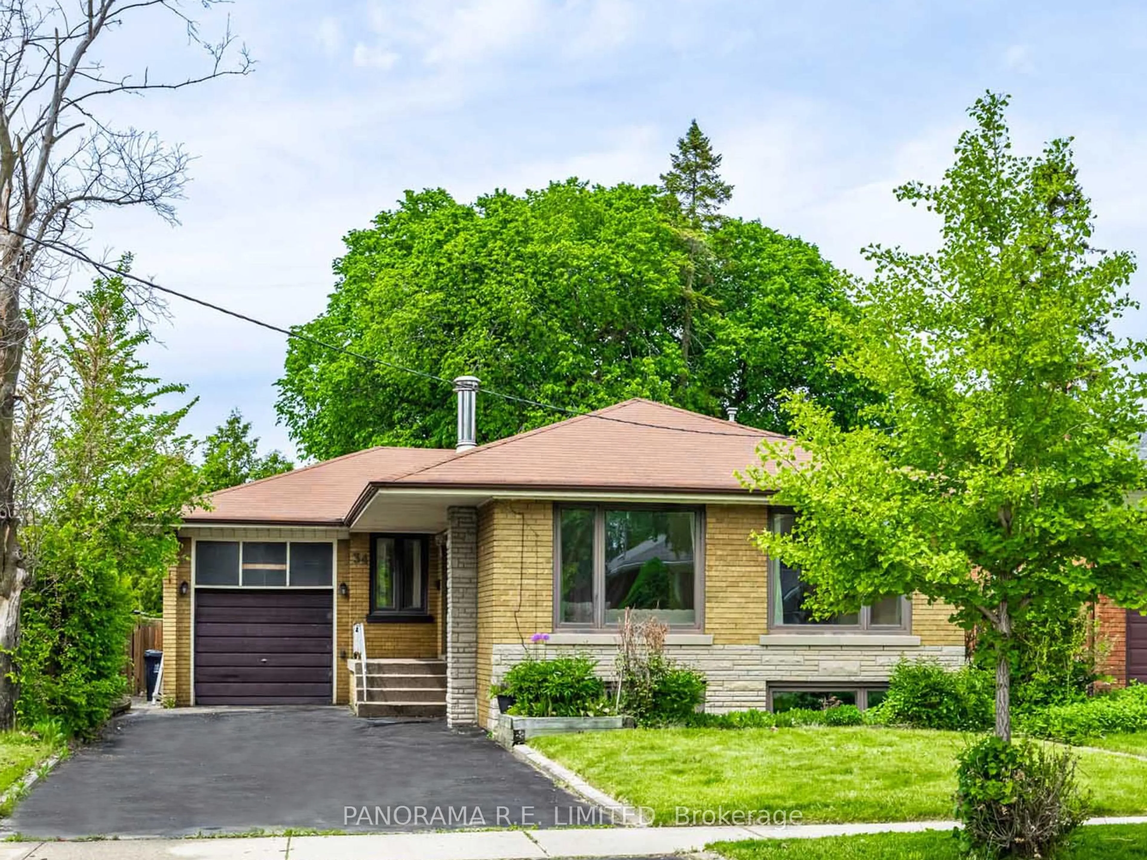 Home with brick exterior material, street for 34 Fenley Dr, Toronto Ontario M9R 1M4