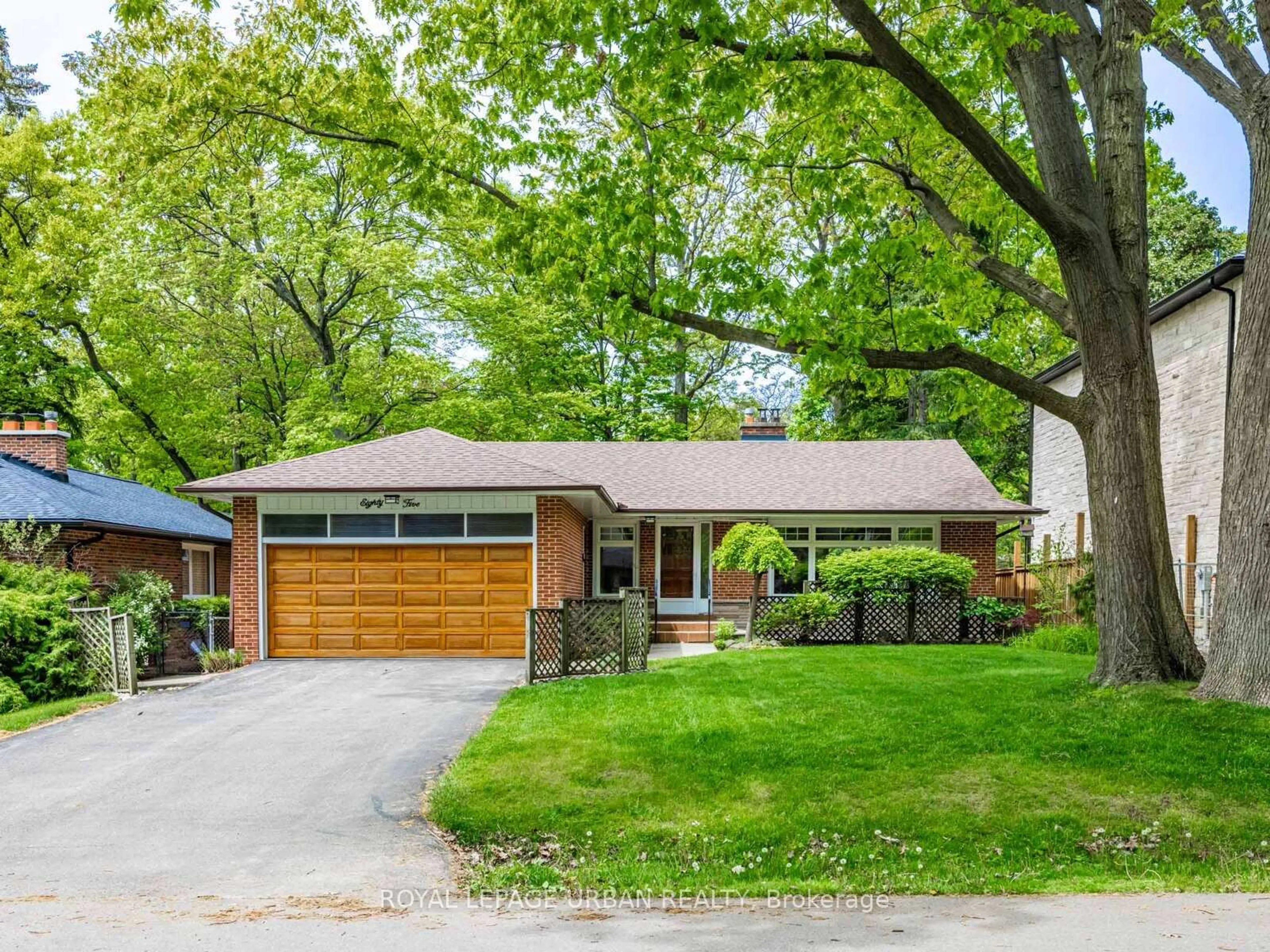 Home with brick exterior material, street for 85 Farningham Cres, Toronto Ontario M9B 3B7