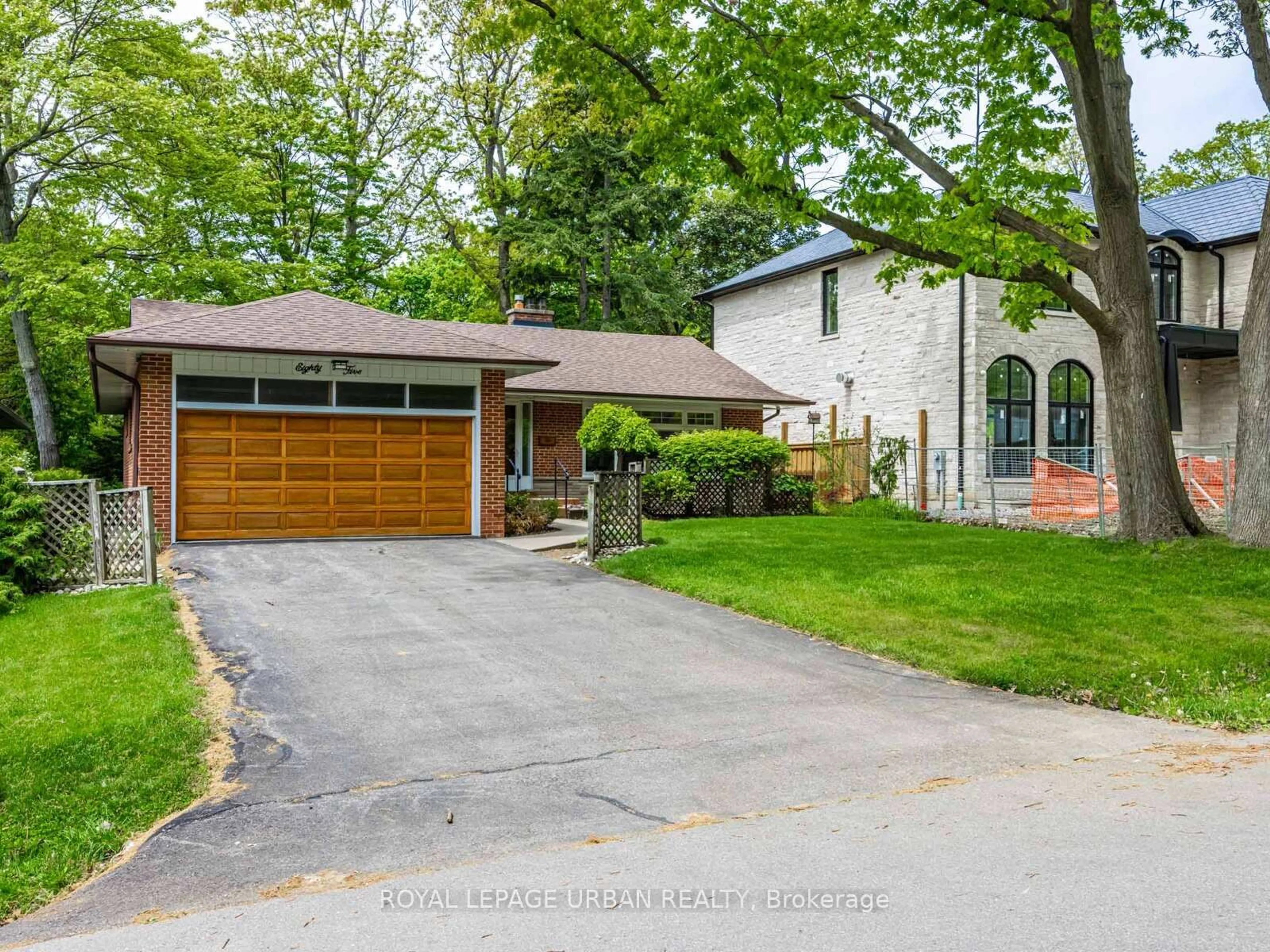 Home with brick exterior material, street for 85 Farningham Cres, Toronto Ontario M9B 3B7