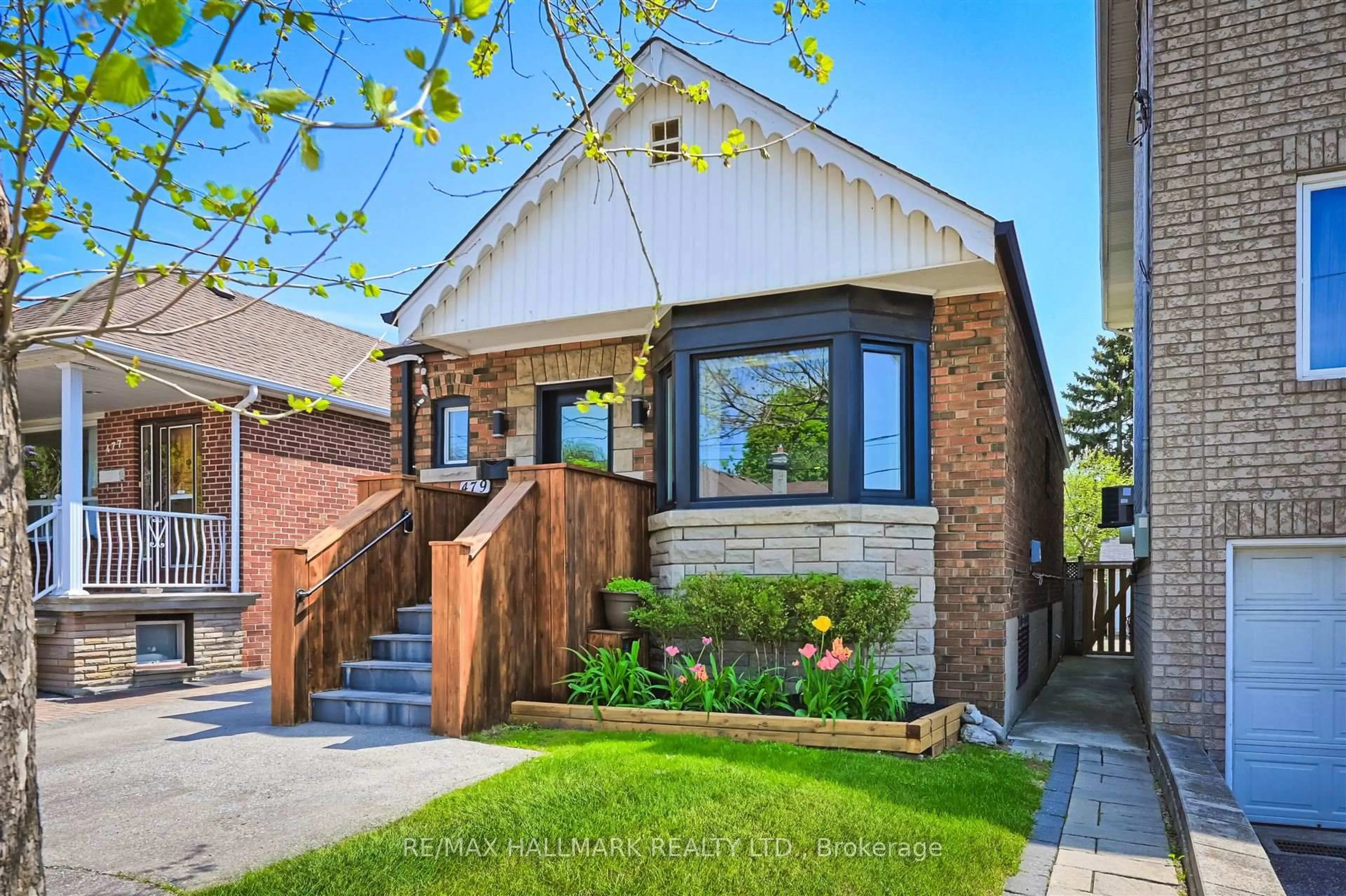Home with brick exterior material, street for 479 Ridelle Ave, Toronto Ontario M6B 1K6