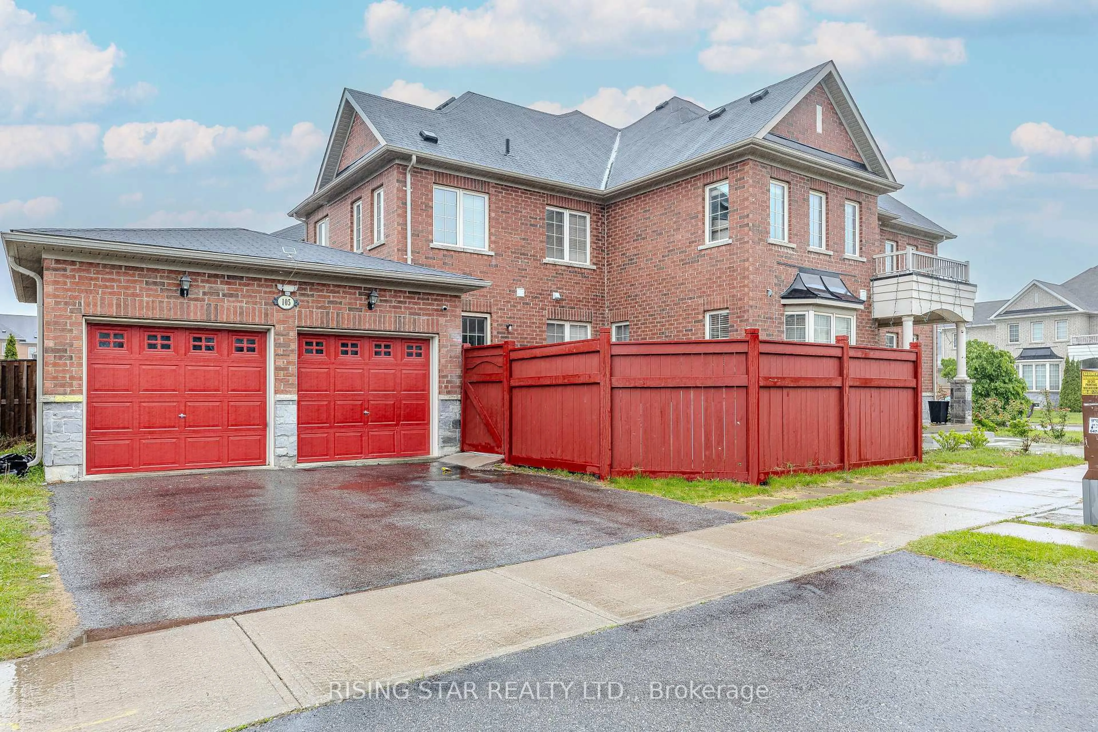 Home with brick exterior material, street for 105 Naperton Dr, Brampton Ontario L6R 3N5