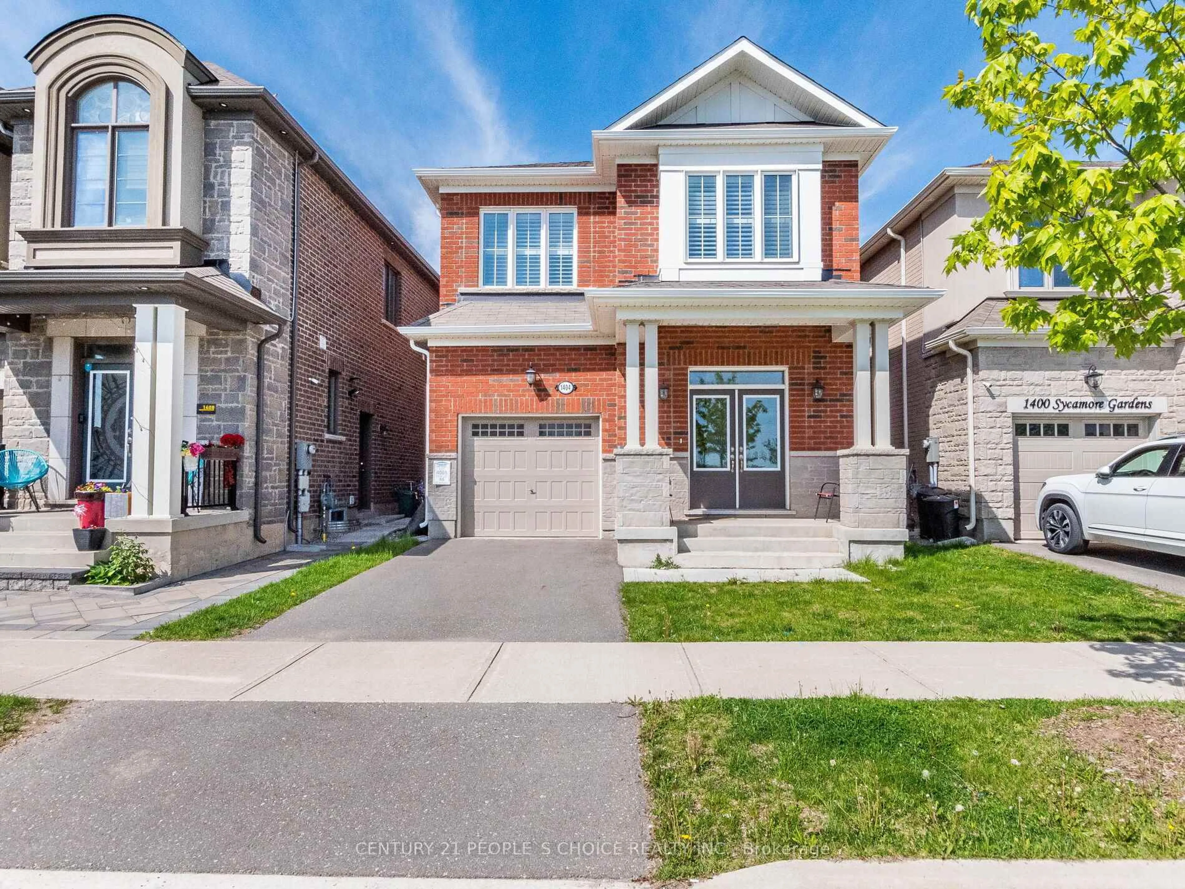 Home with brick exterior material, street for 1404 Sycamore Gdns, Milton Ontario L9T 1R3