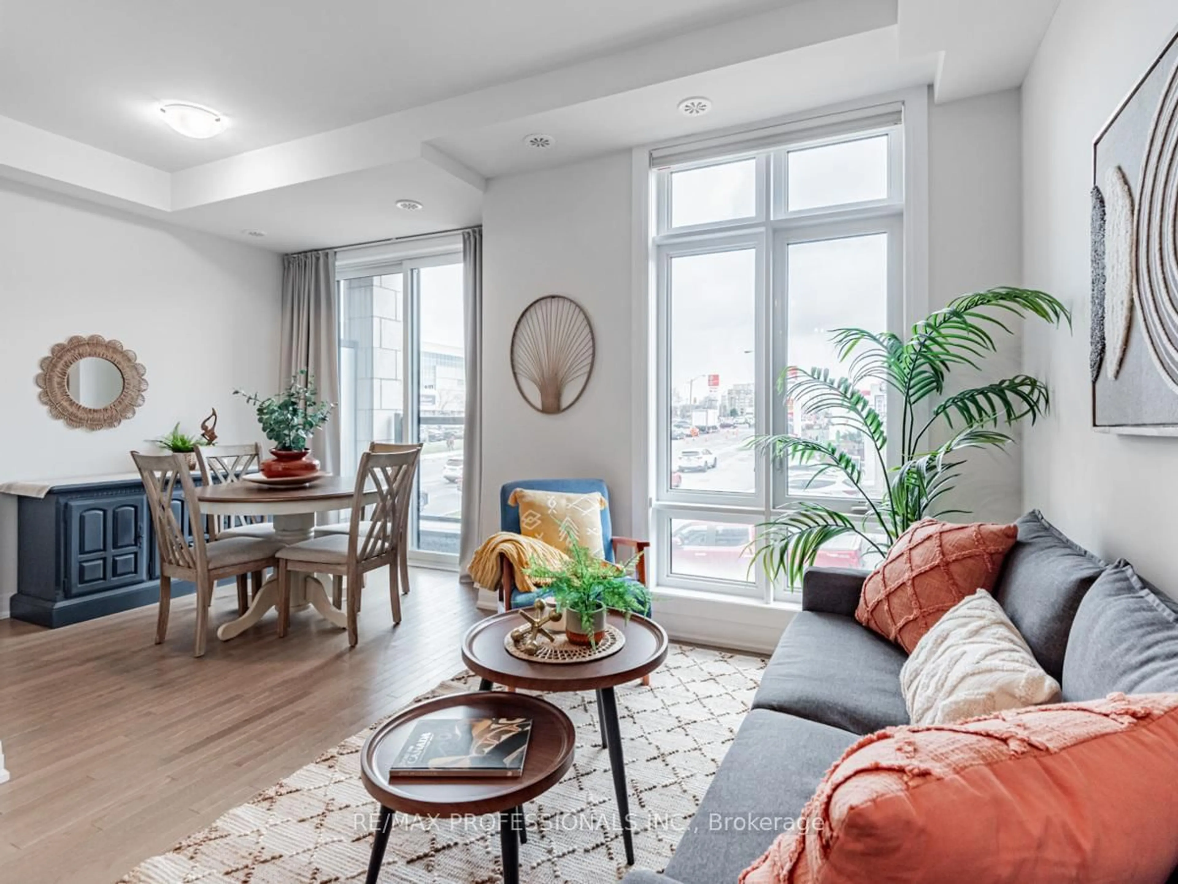 Living room with furniture, unknown for 713 Lawrence Ave #4, Toronto Ontario M6A 0C6