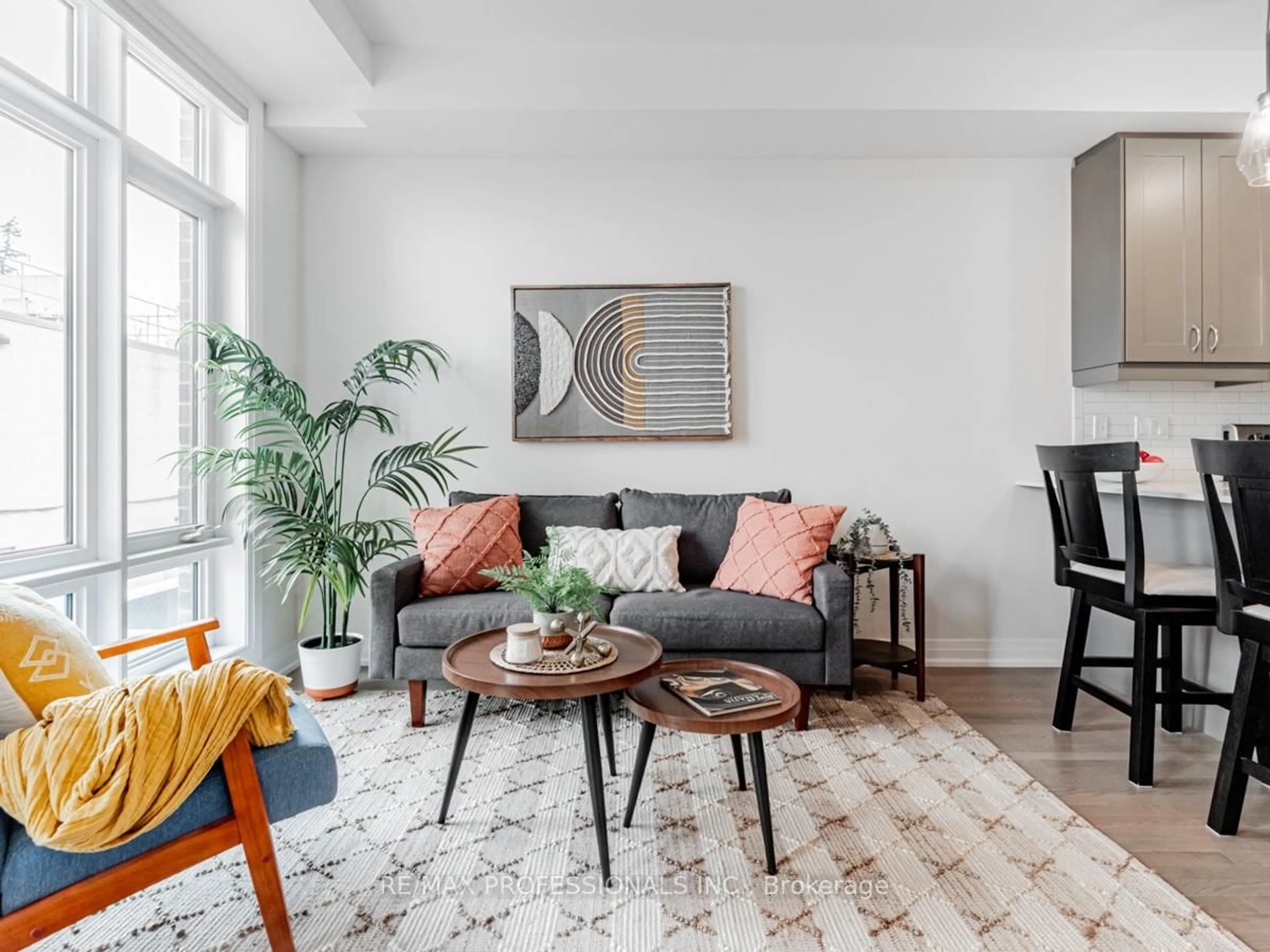 Living room with furniture, unknown for 713 Lawrence Ave #4, Toronto Ontario M6A 0C6
