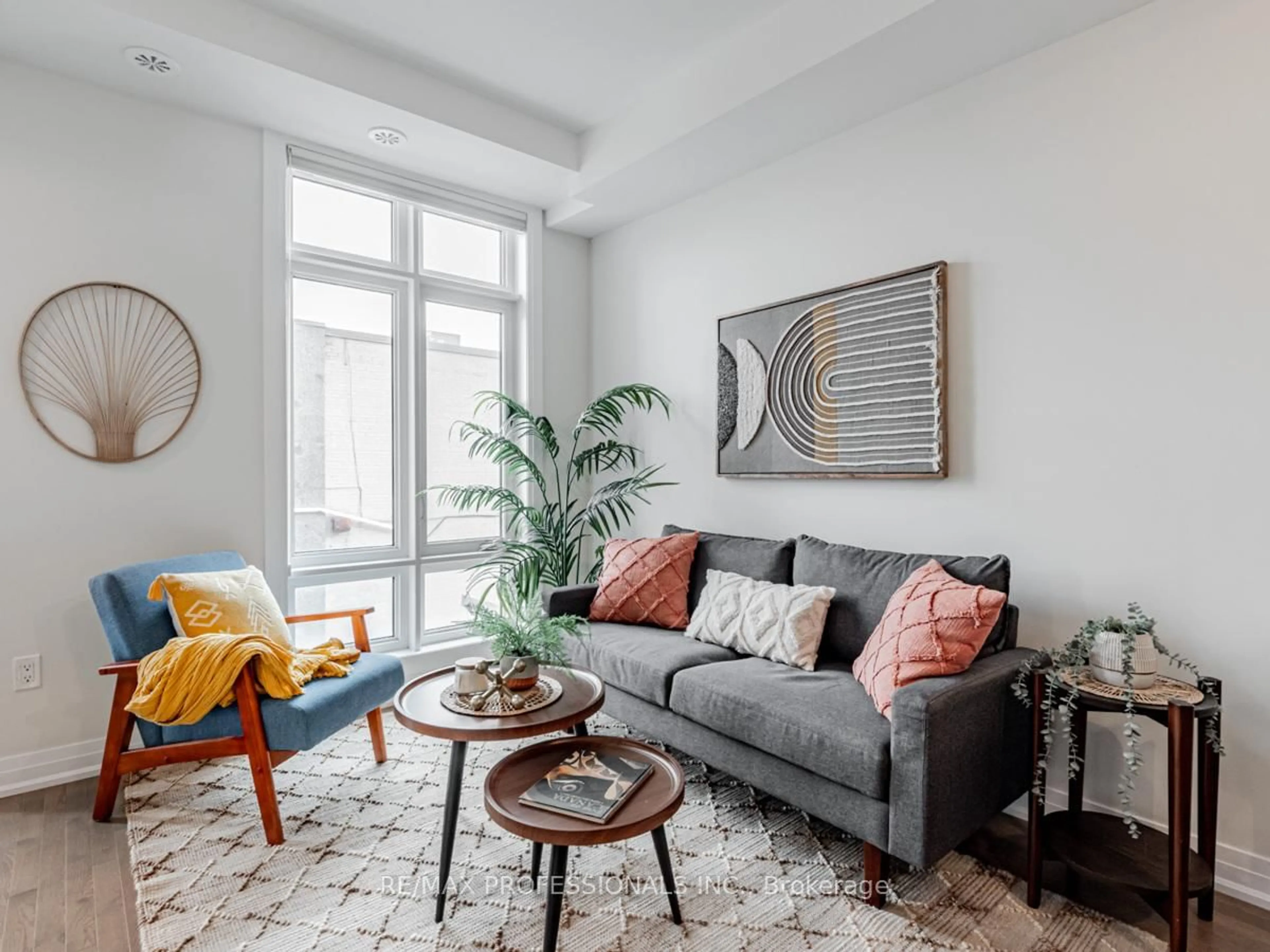 Living room with furniture, unknown for 713 Lawrence Ave #4, Toronto Ontario M6A 0C6
