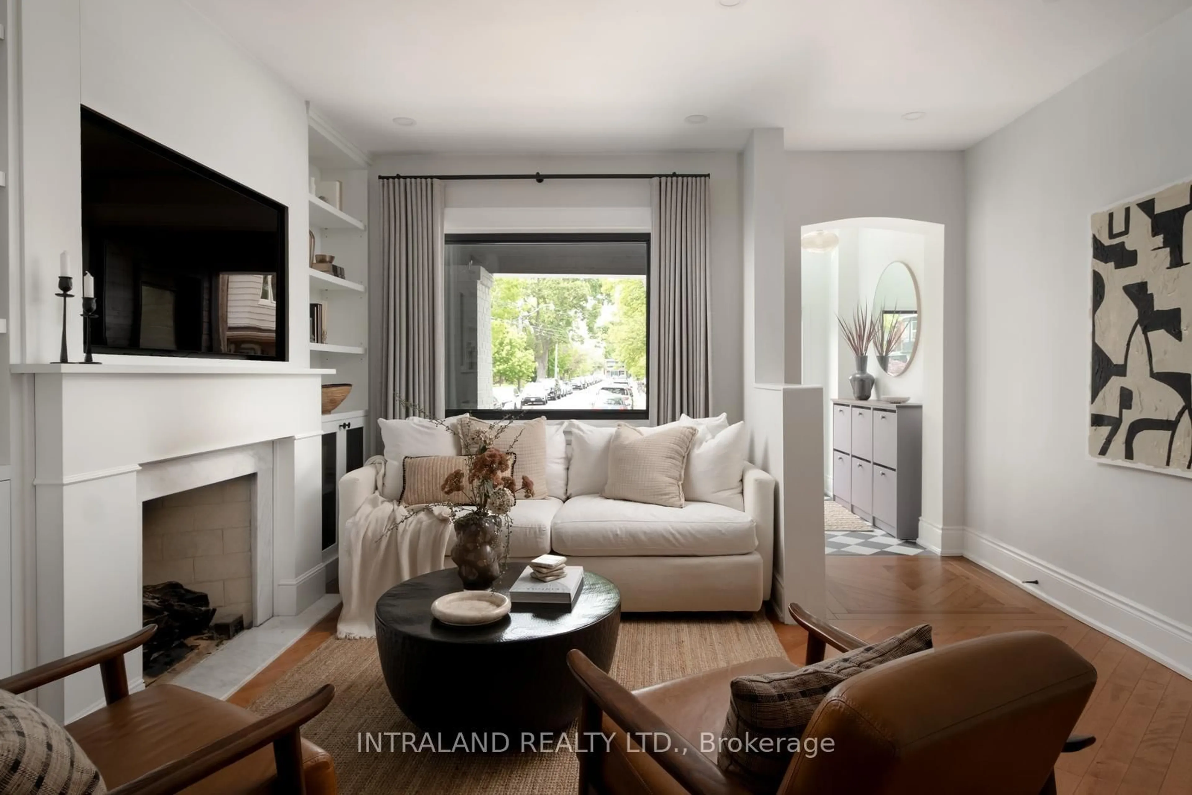 Living room with furniture, unknown for 53A Macgregor Ave, Toronto Ontario M6S 2A1