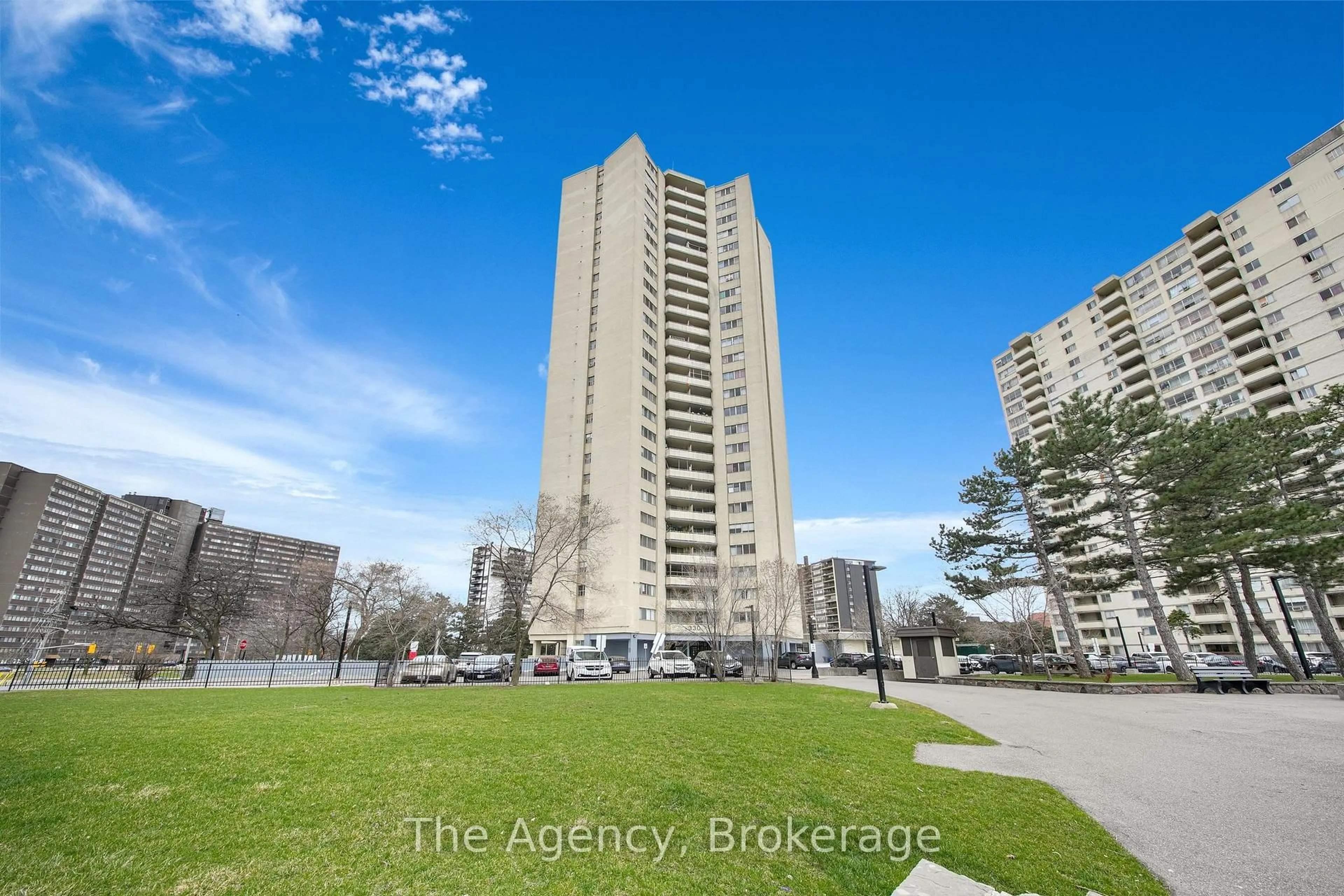 A pic from outside/outdoor area/front of a property/back of a property/a pic from drone, unknown for 330 Dixon Rd #905, Toronto Ontario M9R 1S9