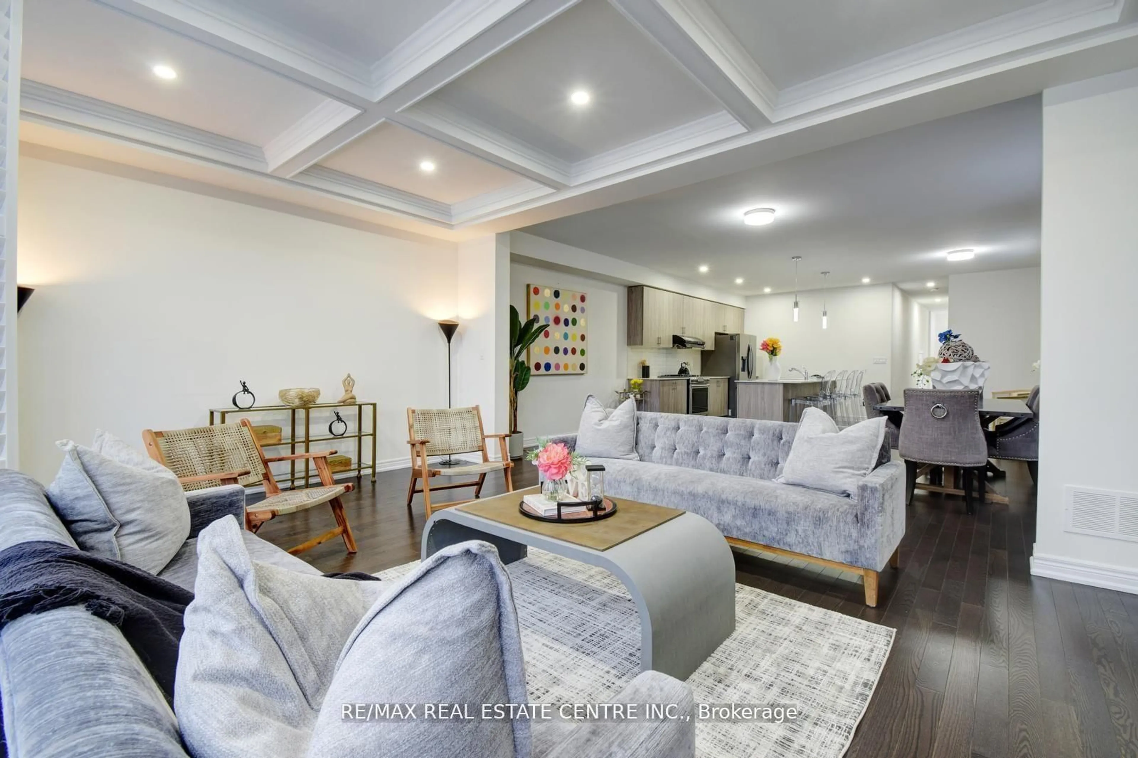 Living room with furniture, unknown for 1369 Farmstead Dr, Milton Ontario L9E 1K4