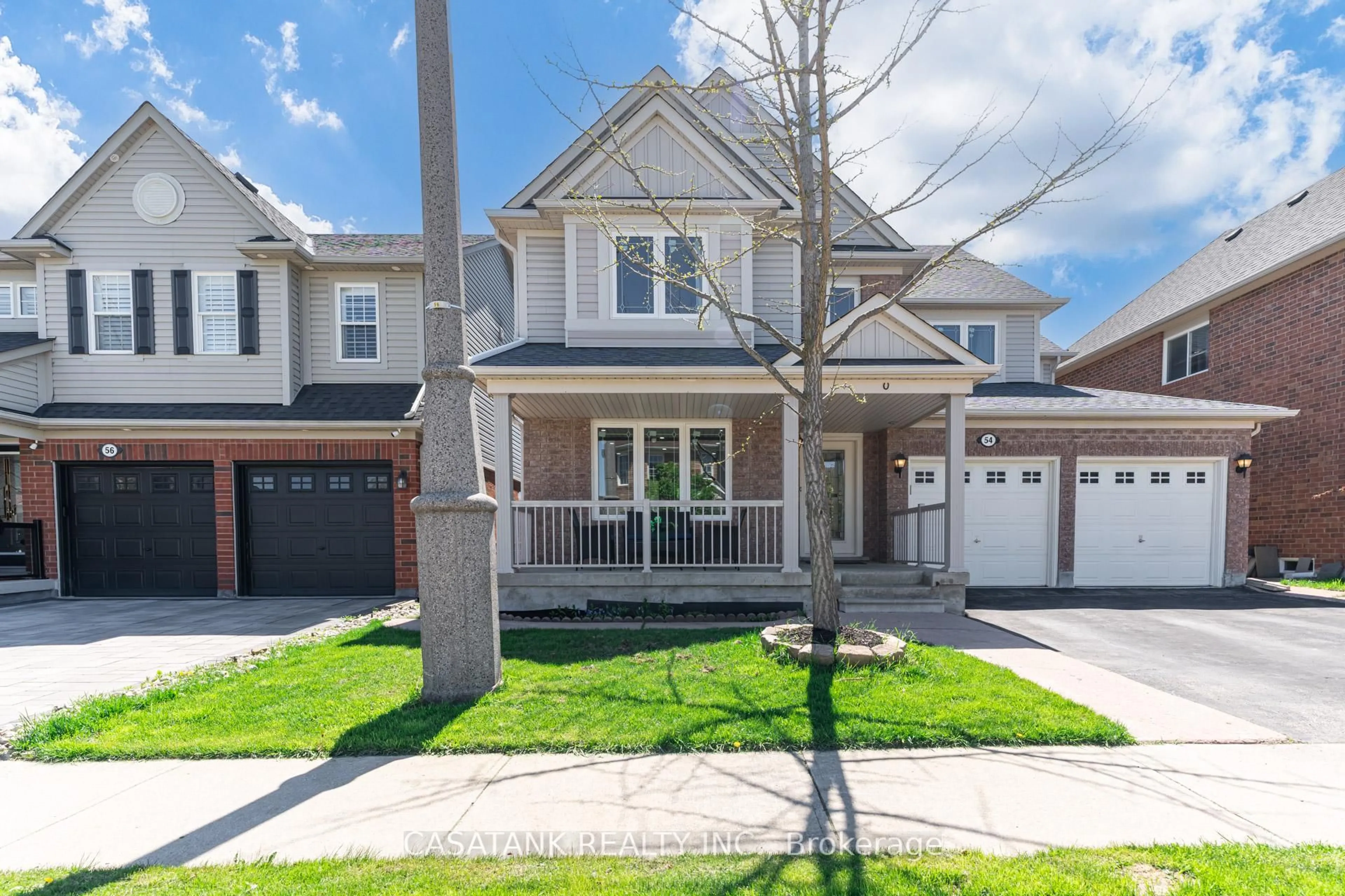 Home with brick exterior material, street for 54 Emmett Circ, Brampton Ontario L7A 3M2