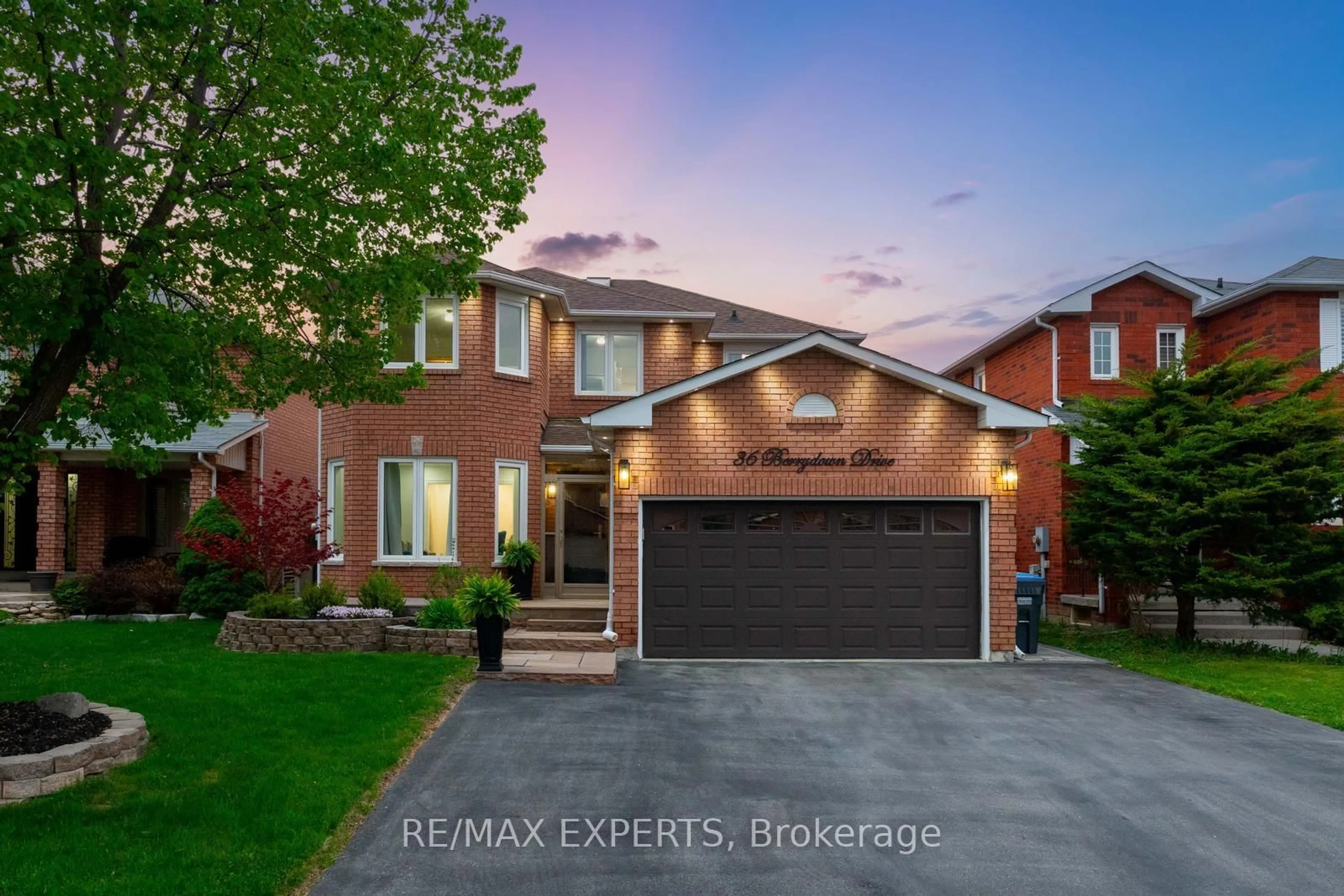 Home with brick exterior material, street for 36 Berrydown Dr, Caledon Ontario L7E 1P9