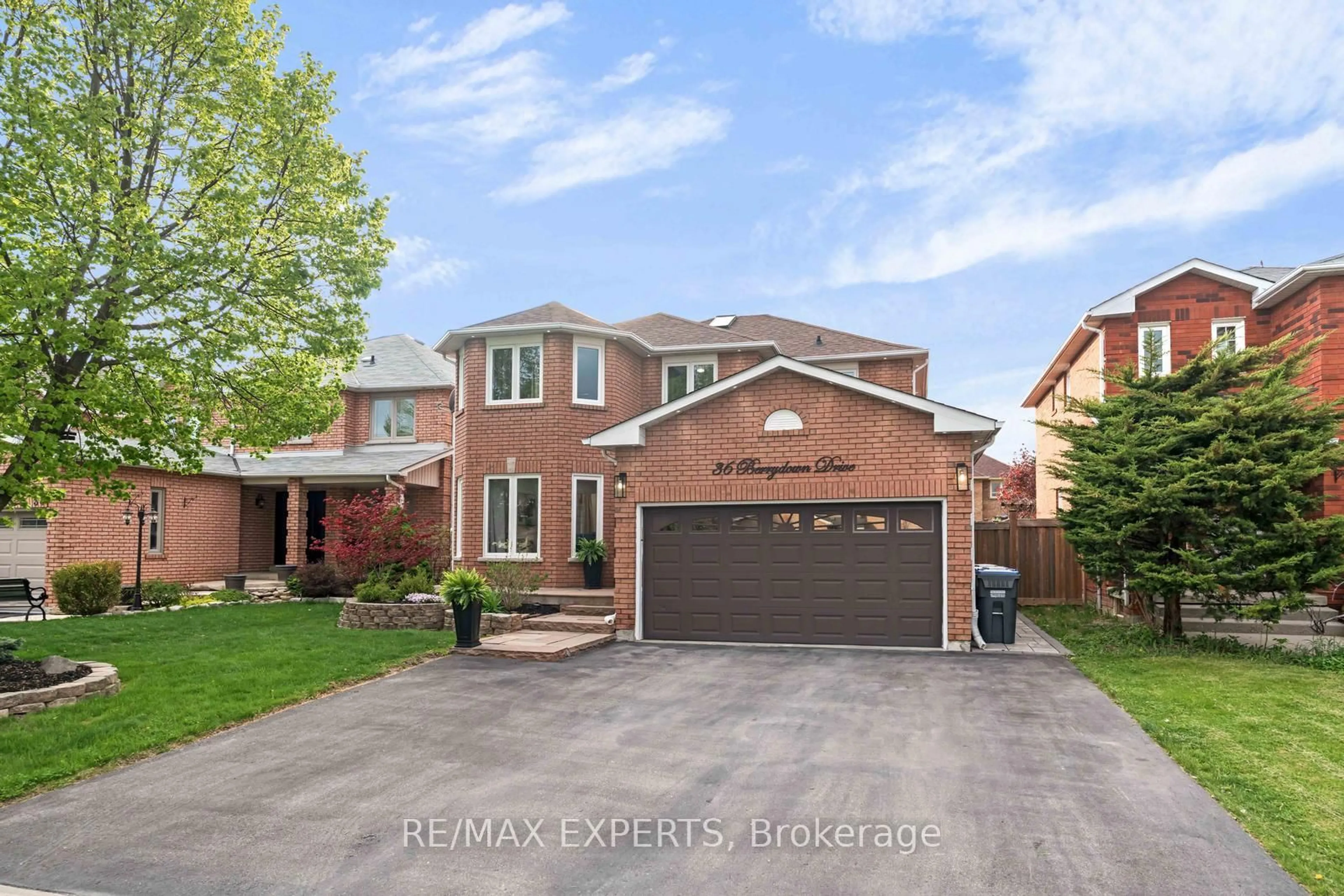 Home with brick exterior material, street for 36 Berrydown Dr, Caledon Ontario L7E 1P9