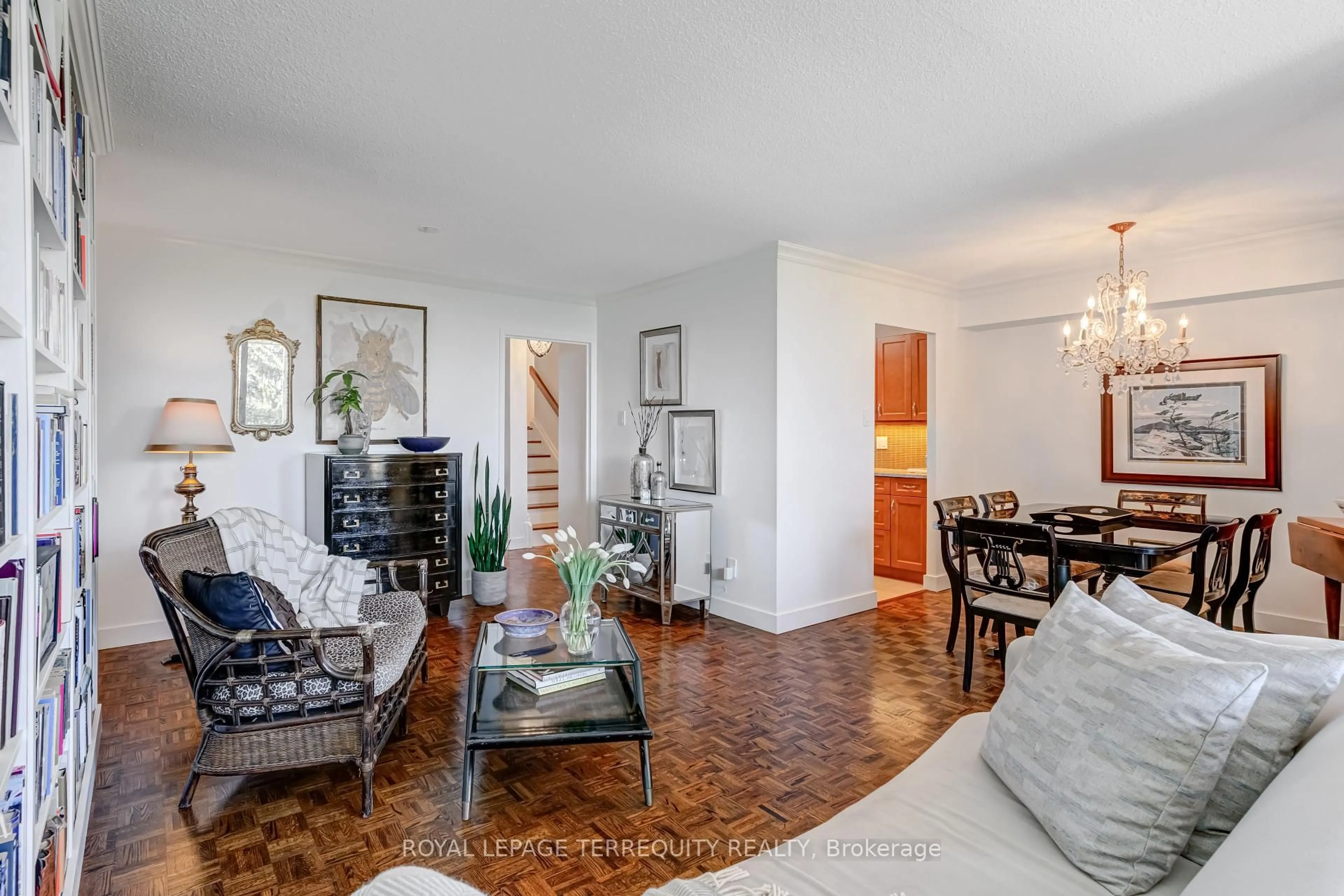 Living room with furniture, unknown for 288 Mill Rd #C40, Toronto Ontario M9C 4X7