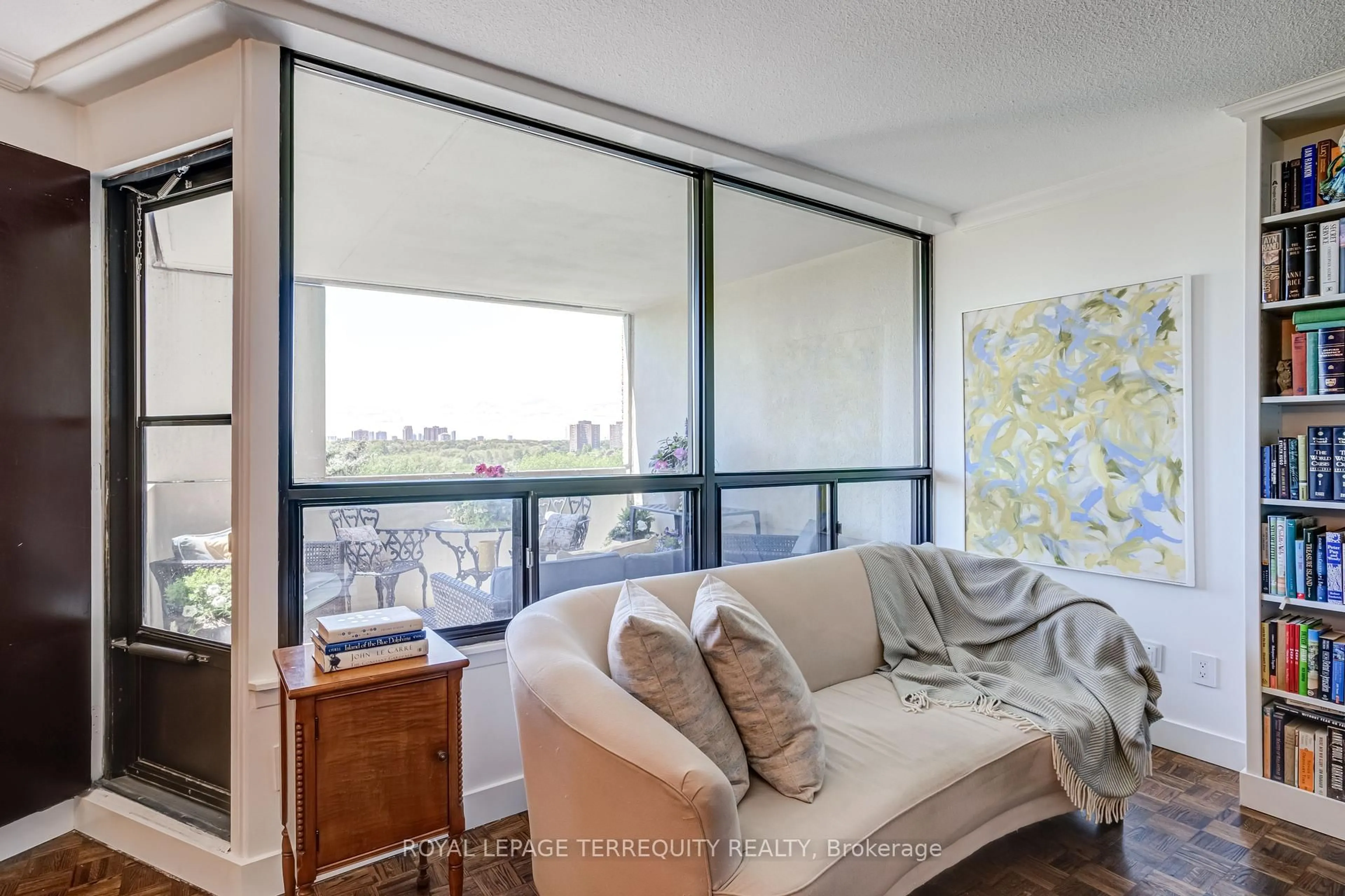 Living room with furniture, unknown for 288 Mill Rd #C40, Toronto Ontario M9C 4X7