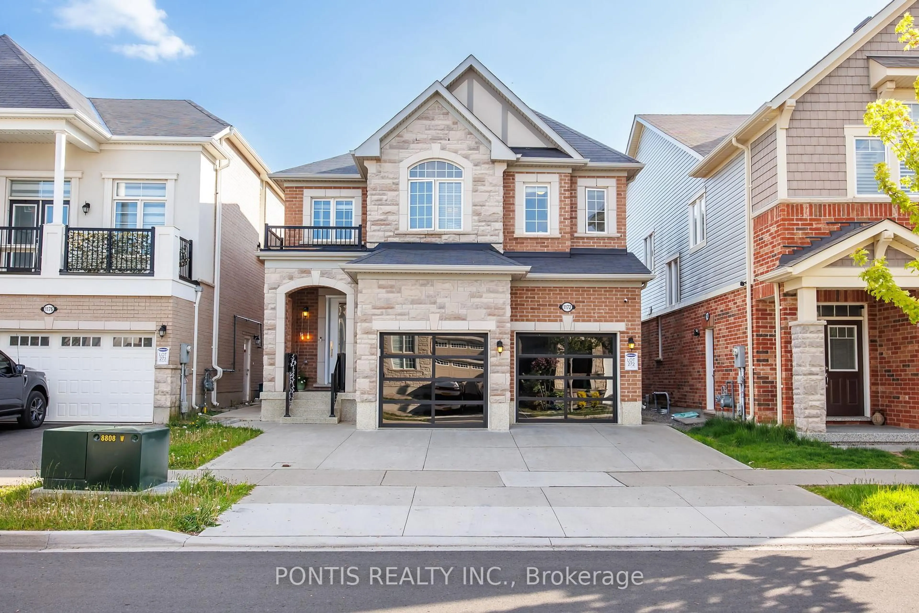 Home with brick exterior material, street for 1172 Leger Way, Milton Ontario L9E 1E5