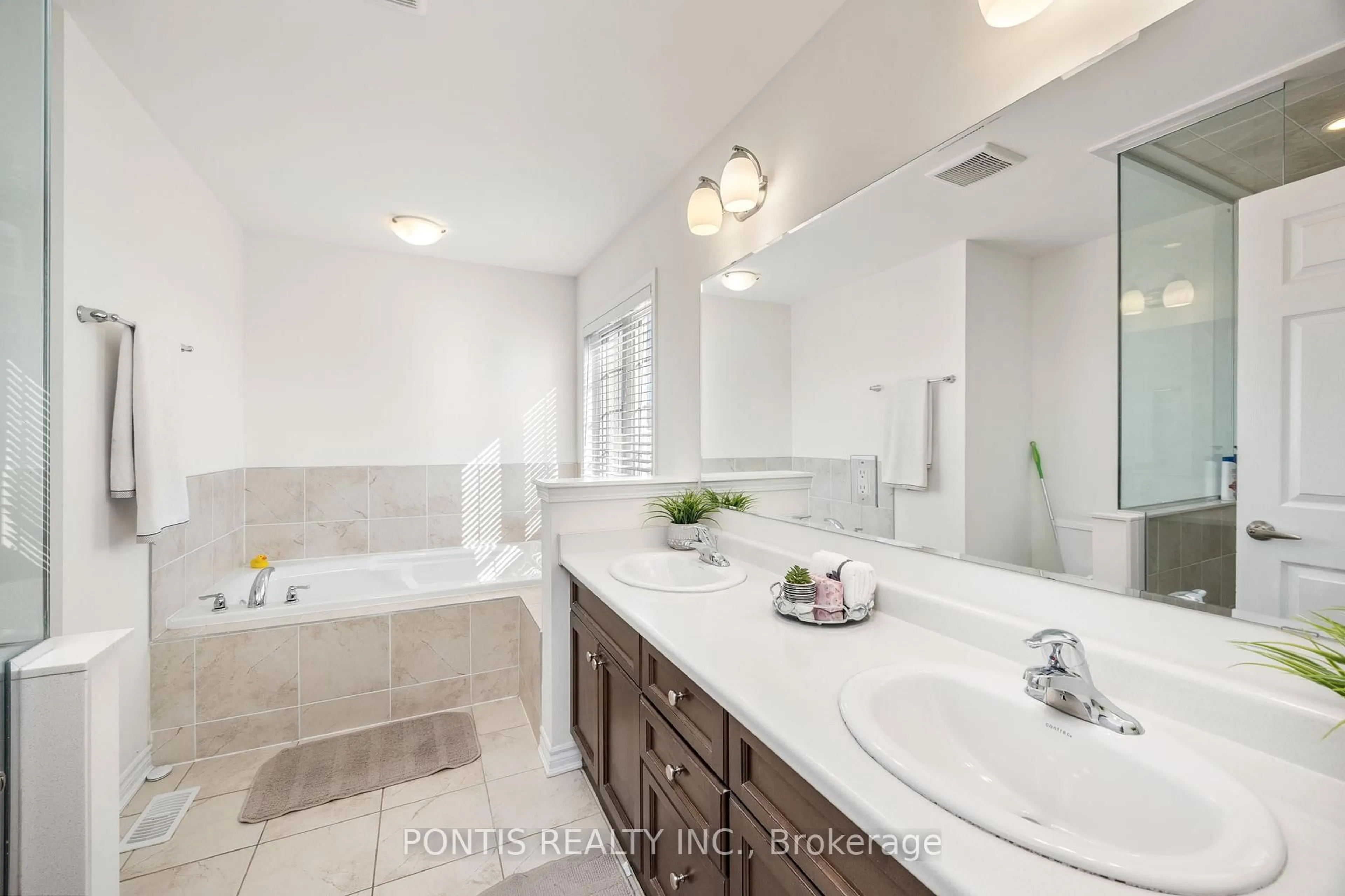 Contemporary bathroom, ceramic/tile floor for 1172 Leger Way, Milton Ontario L9E 1E5