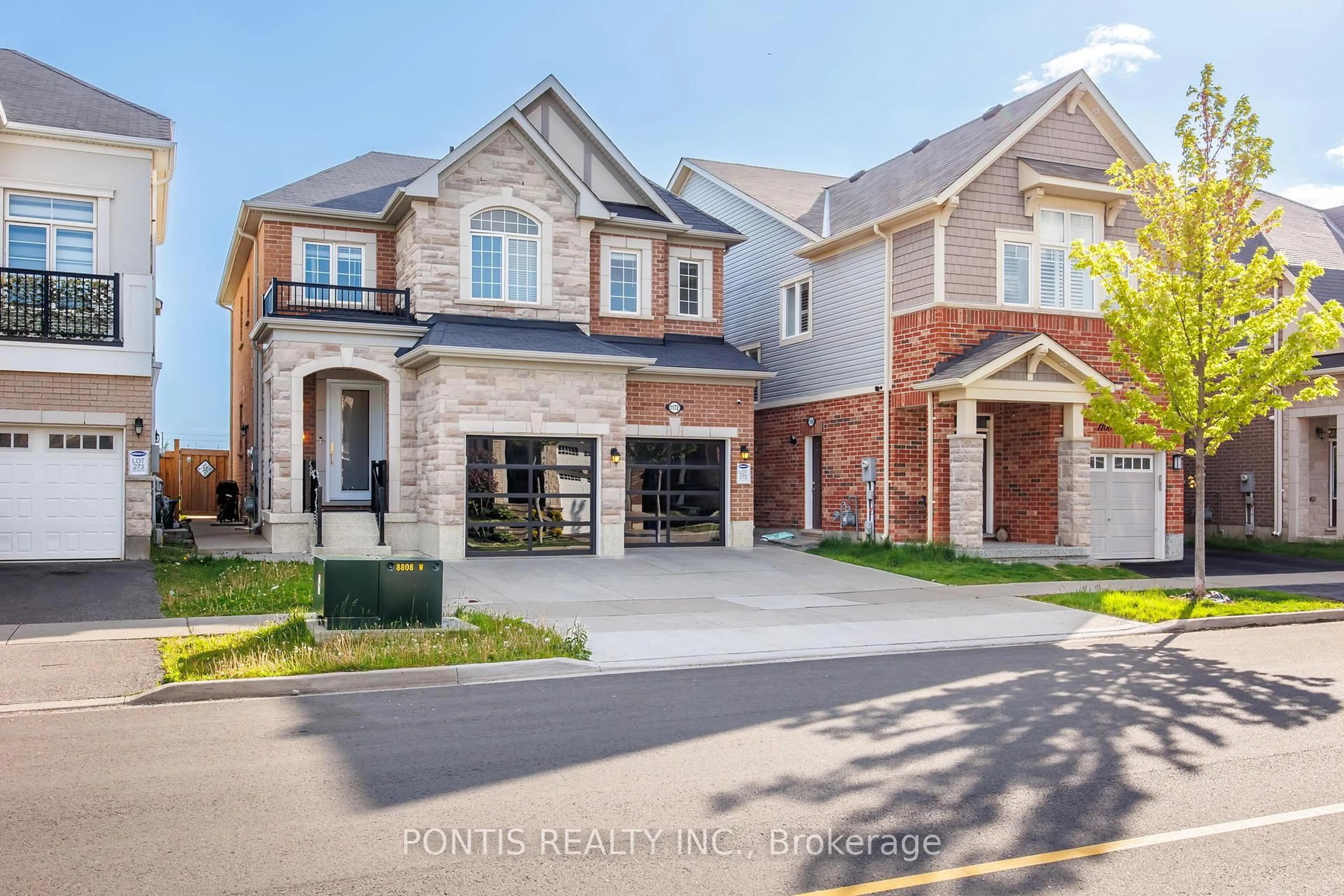 Home with brick exterior material, street for 1172 Leger Way, Milton Ontario L9E 1E5