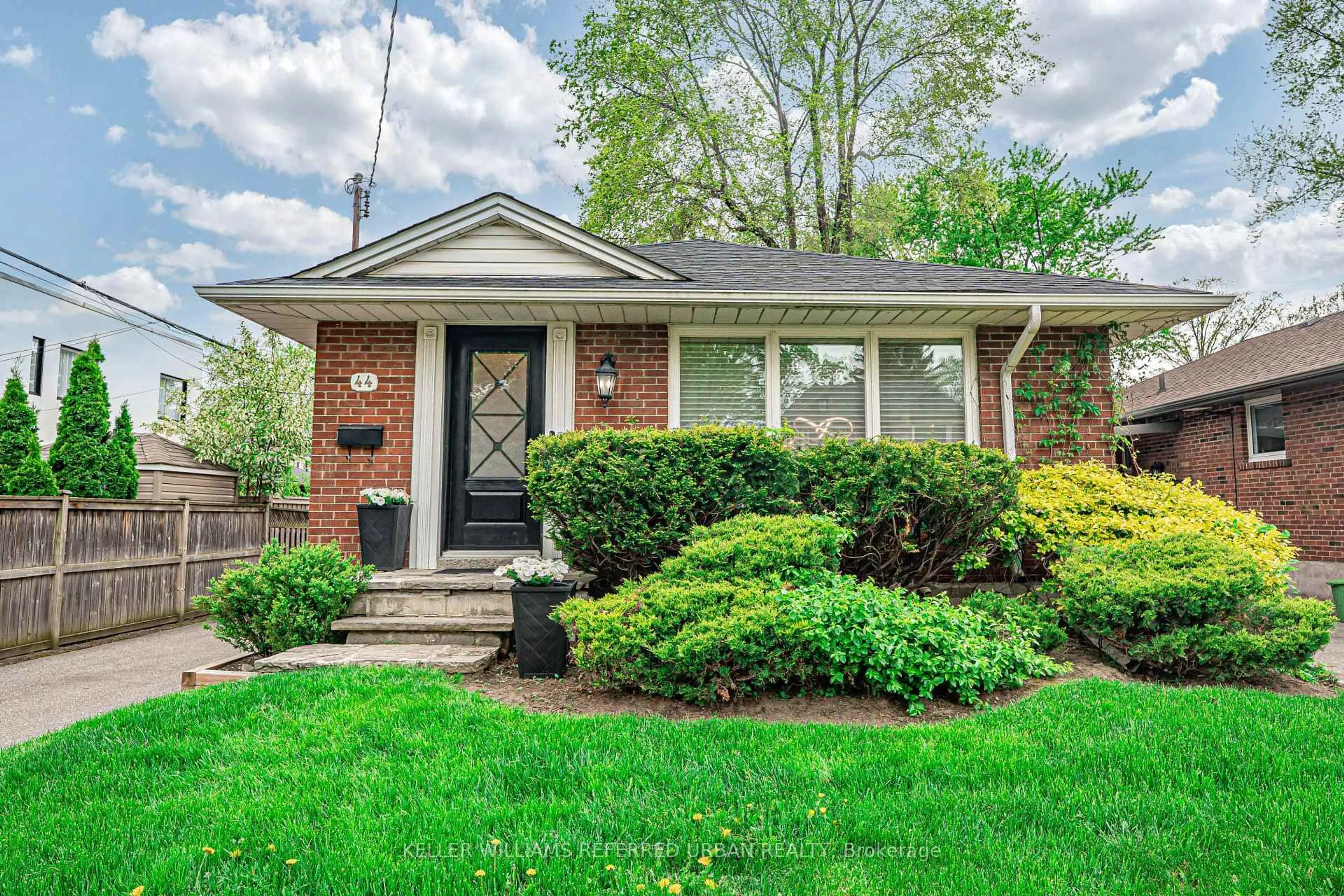 Home with brick exterior material, street for 44 Burnelm Dr, Toronto Ontario M6B 4N3