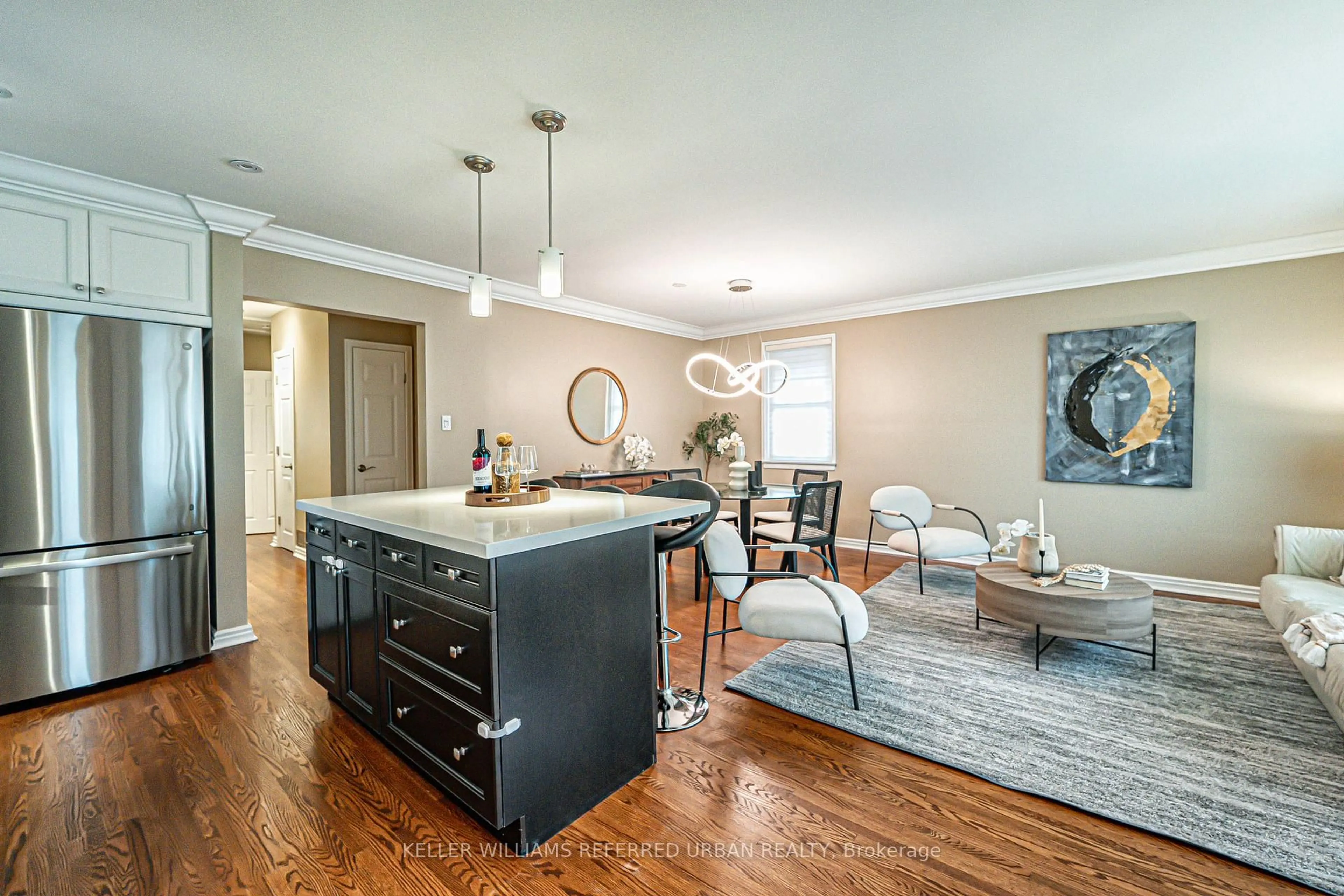 Open concept kitchen, unknown for 44 Burnelm Dr, Toronto Ontario M6B 4N3