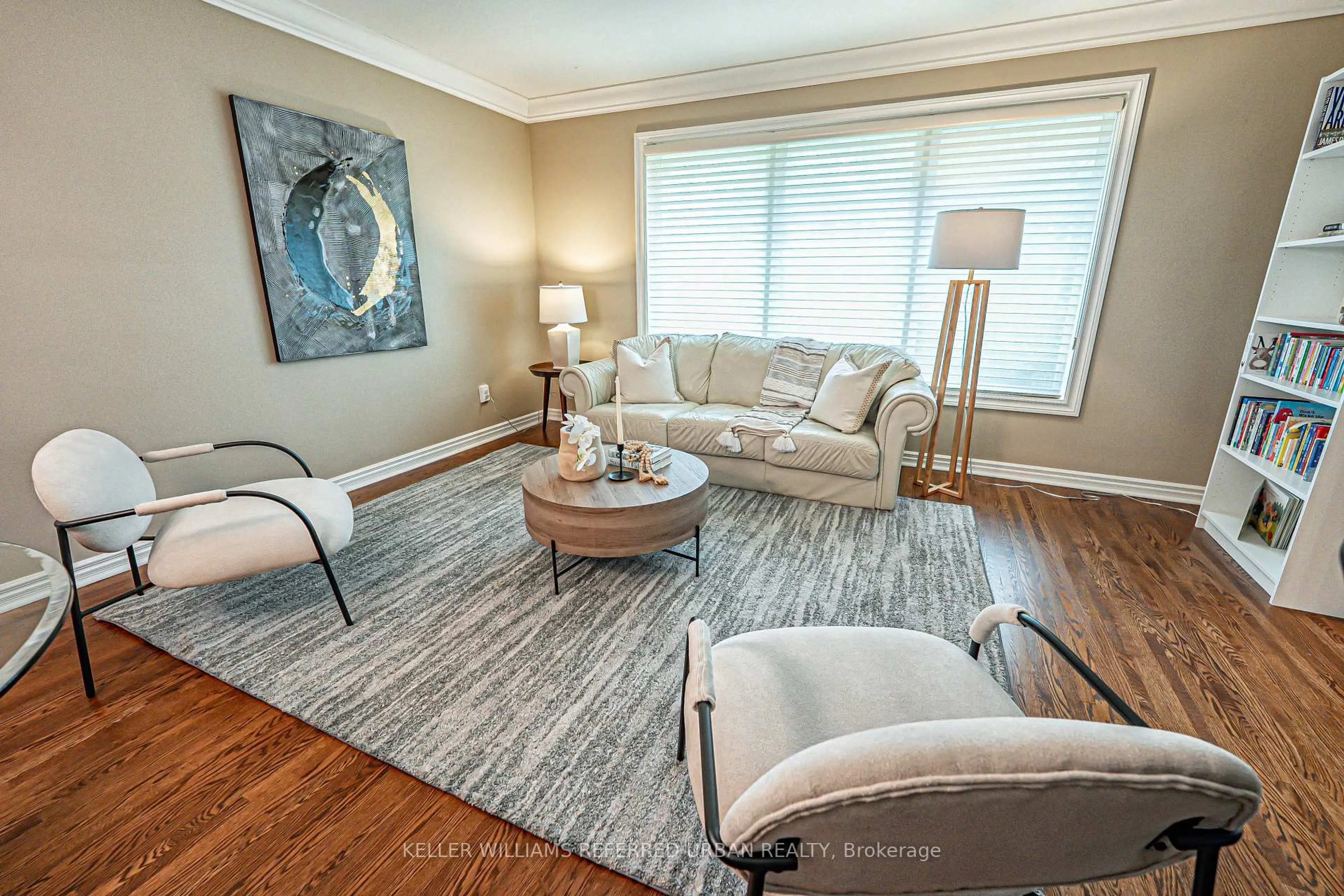 Living room with furniture, unknown for 44 Burnelm Dr, Toronto Ontario M6B 4N3