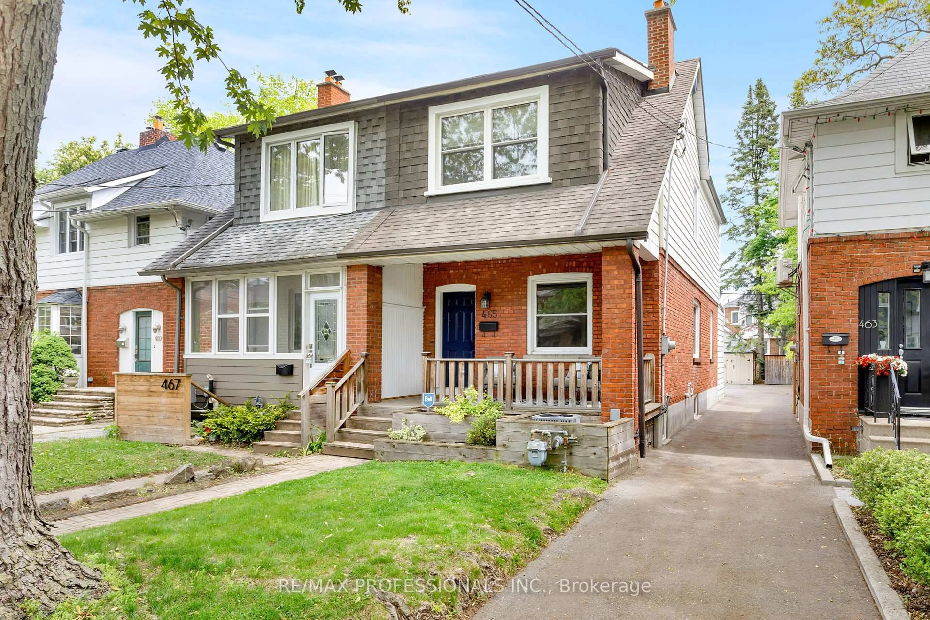 Home with brick exterior material, street for 465 Armadale Ave, Toronto Ontario M6S 3Y1