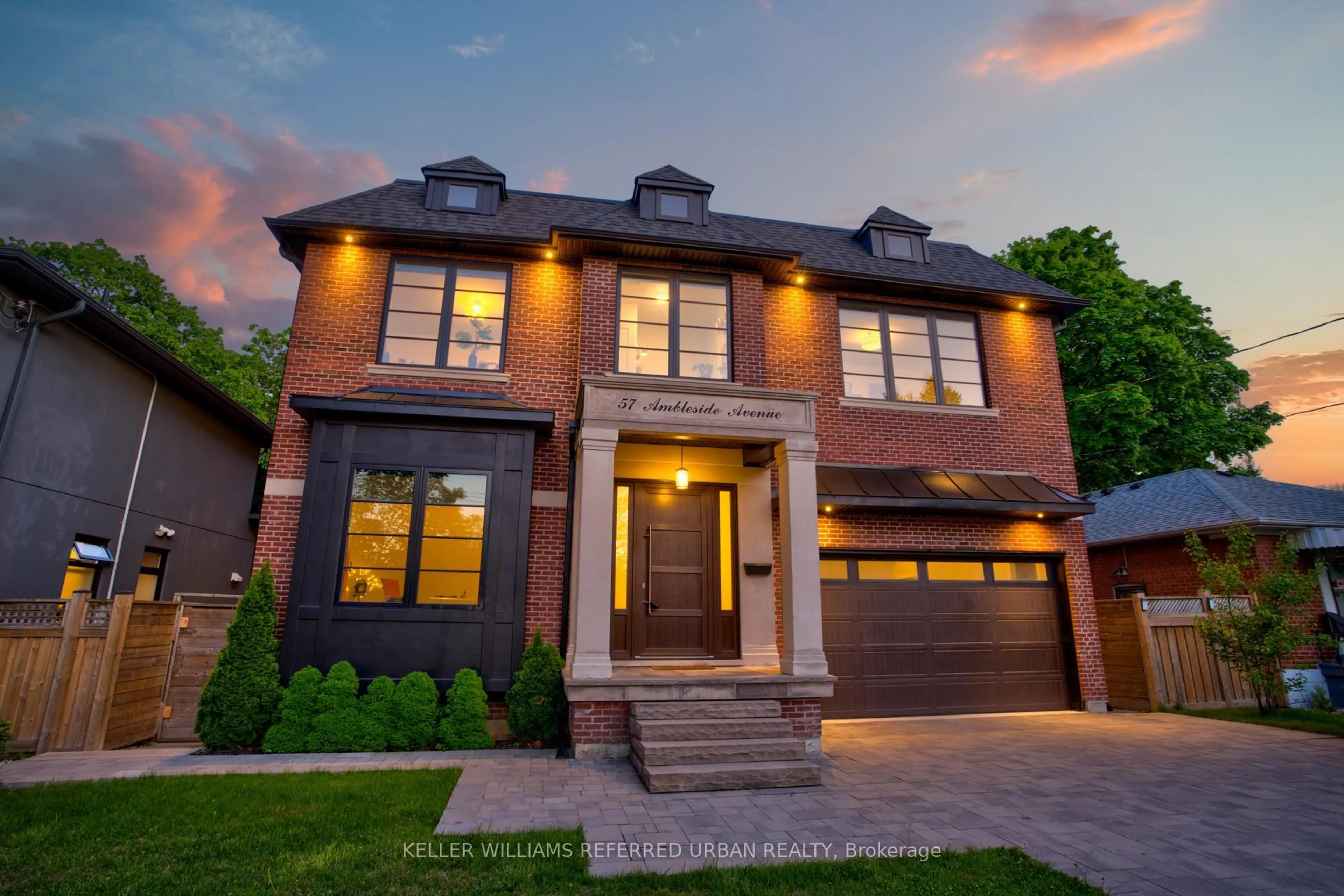 Home with brick exterior material, street for 57 Ambleside Ave, Toronto Ontario M8Z 2H8