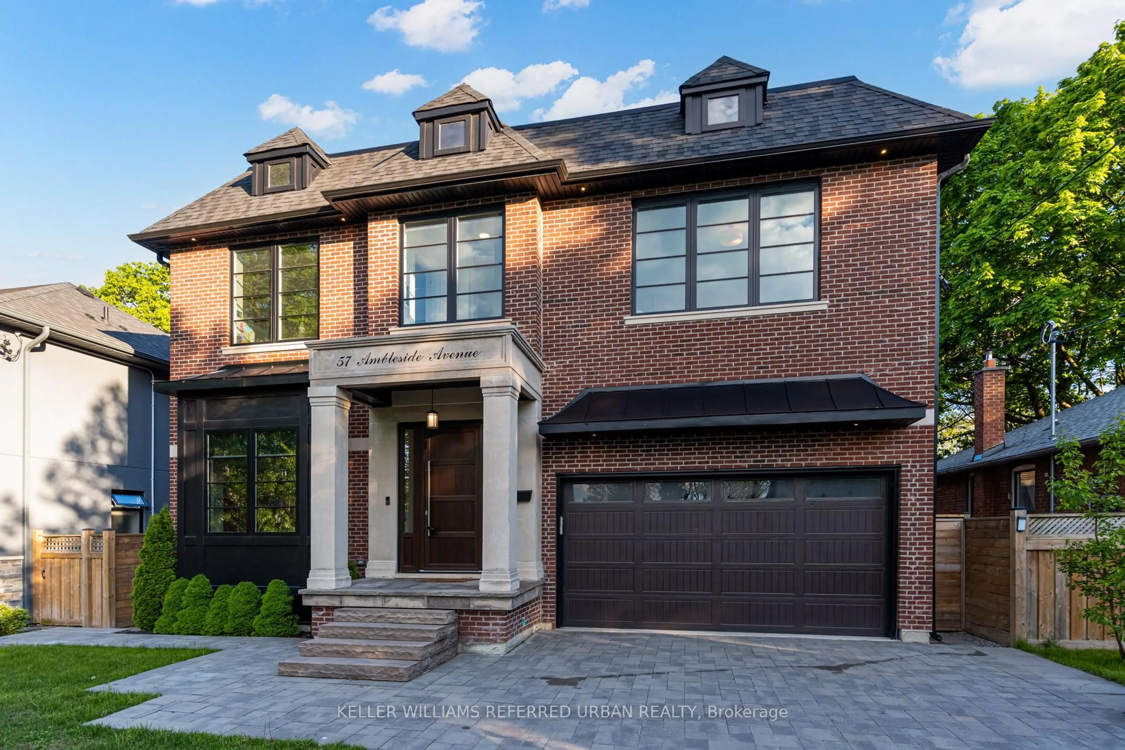 Home with brick exterior material, street for 57 Ambleside Ave, Toronto Ontario M8Z 2H8