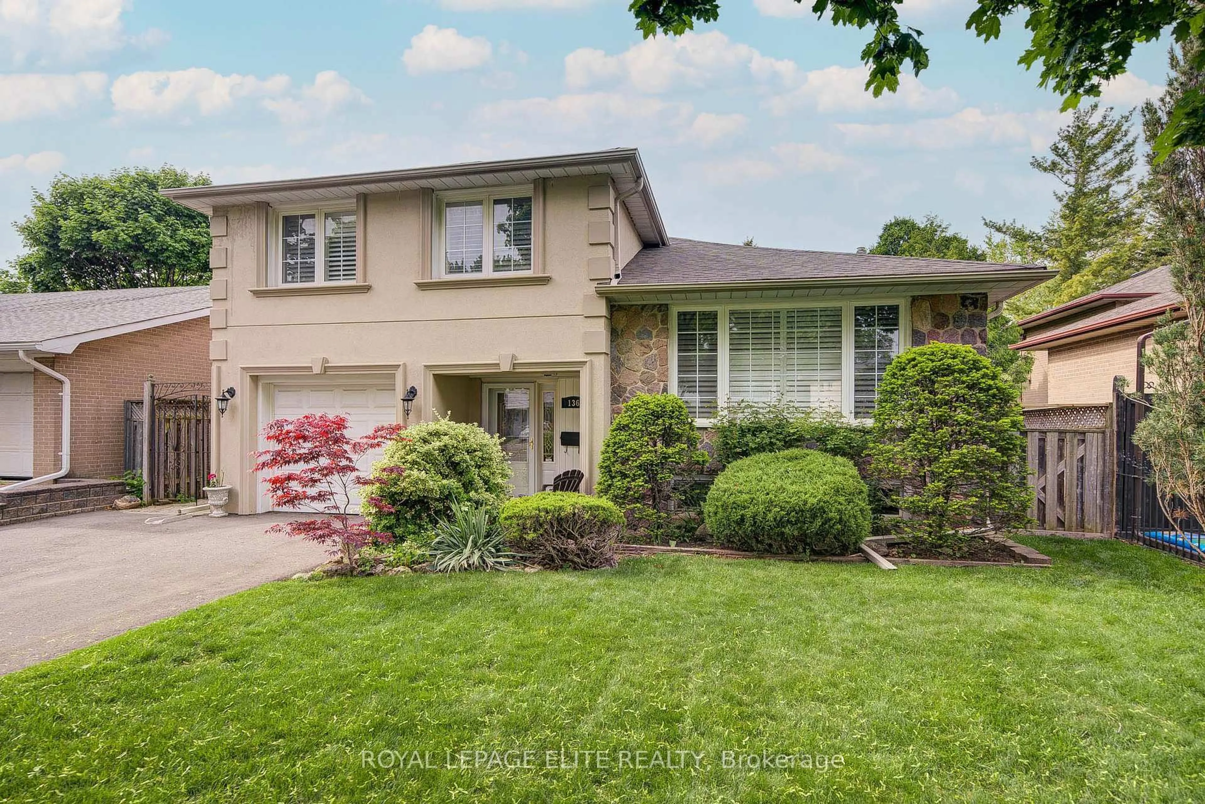 Home with brick exterior material, street for 136 CARSBROOKE Rd, Toronto Ontario M9C 3C8