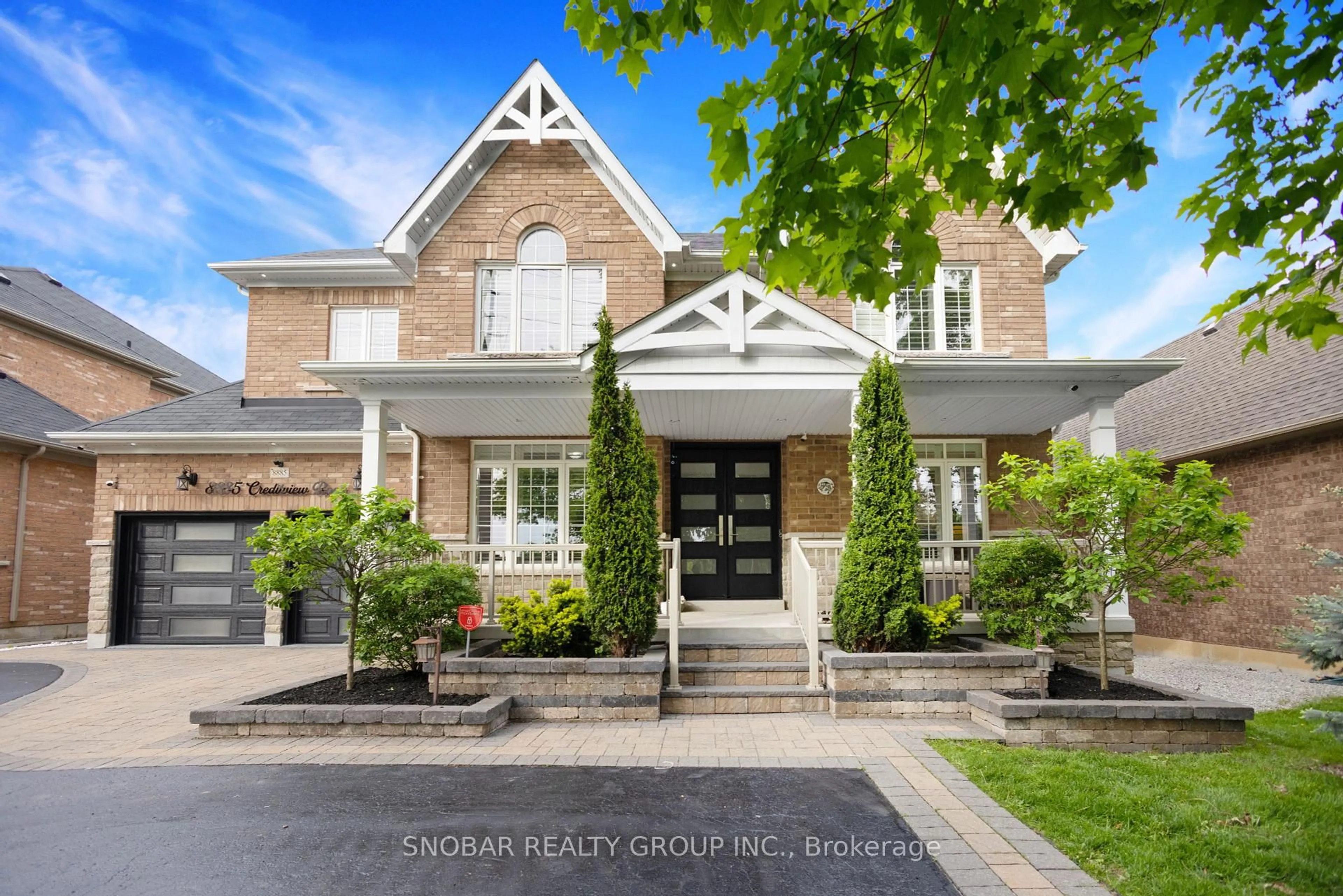 Home with brick exterior material, street for 8885 Creditview Rd, Brampton Ontario L6Y 0G8