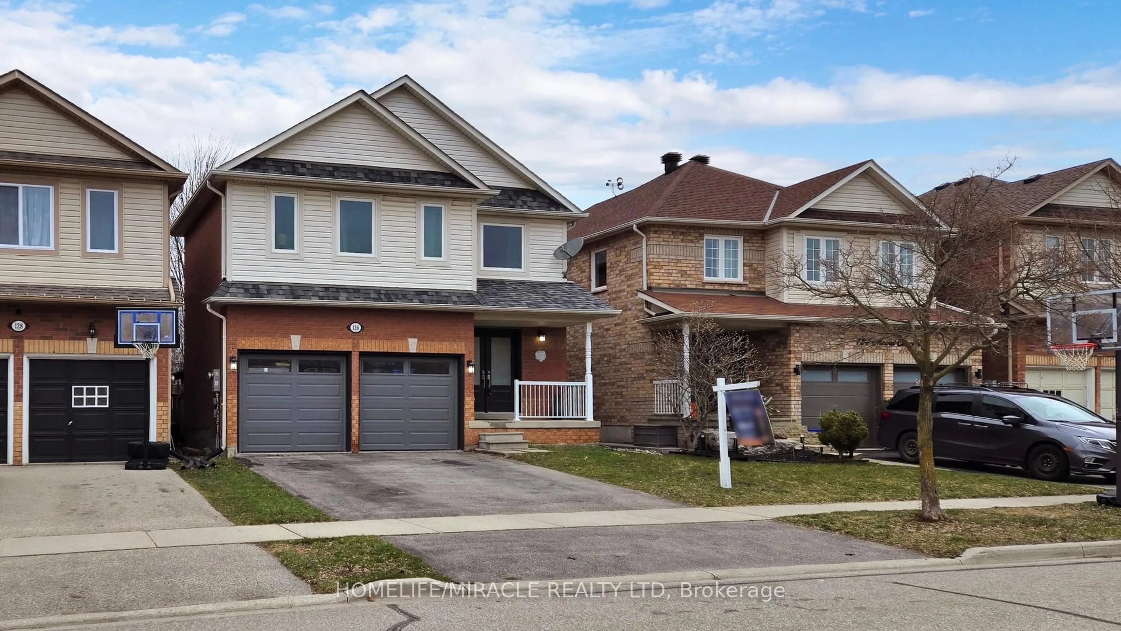 Home with brick exterior material, street for 126 Mowat Cres, Halton Hills Ontario L7G 6C8