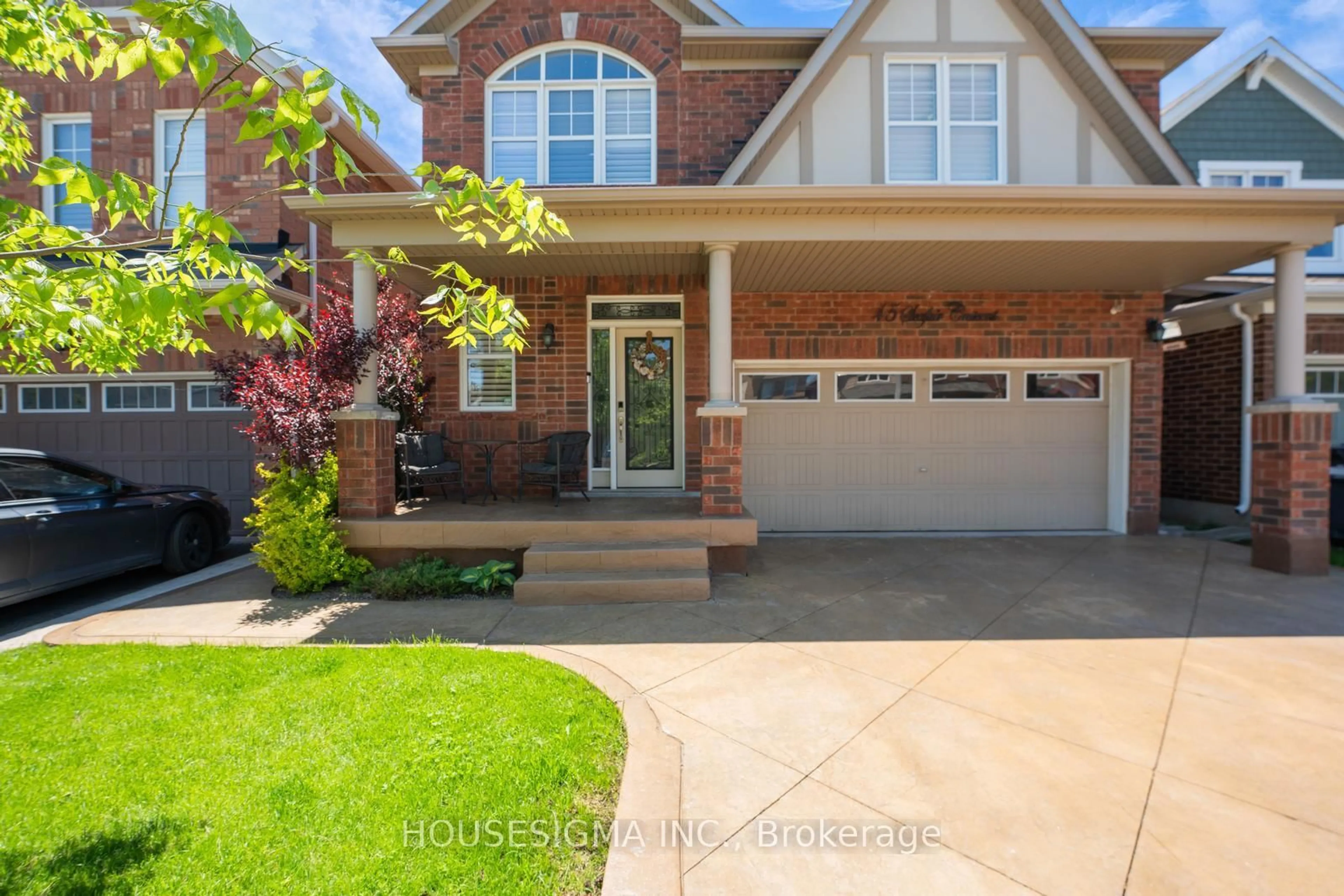 Home with brick exterior material, street for 45 Seafair Cres, Brampton Ontario L6Y 5W3
