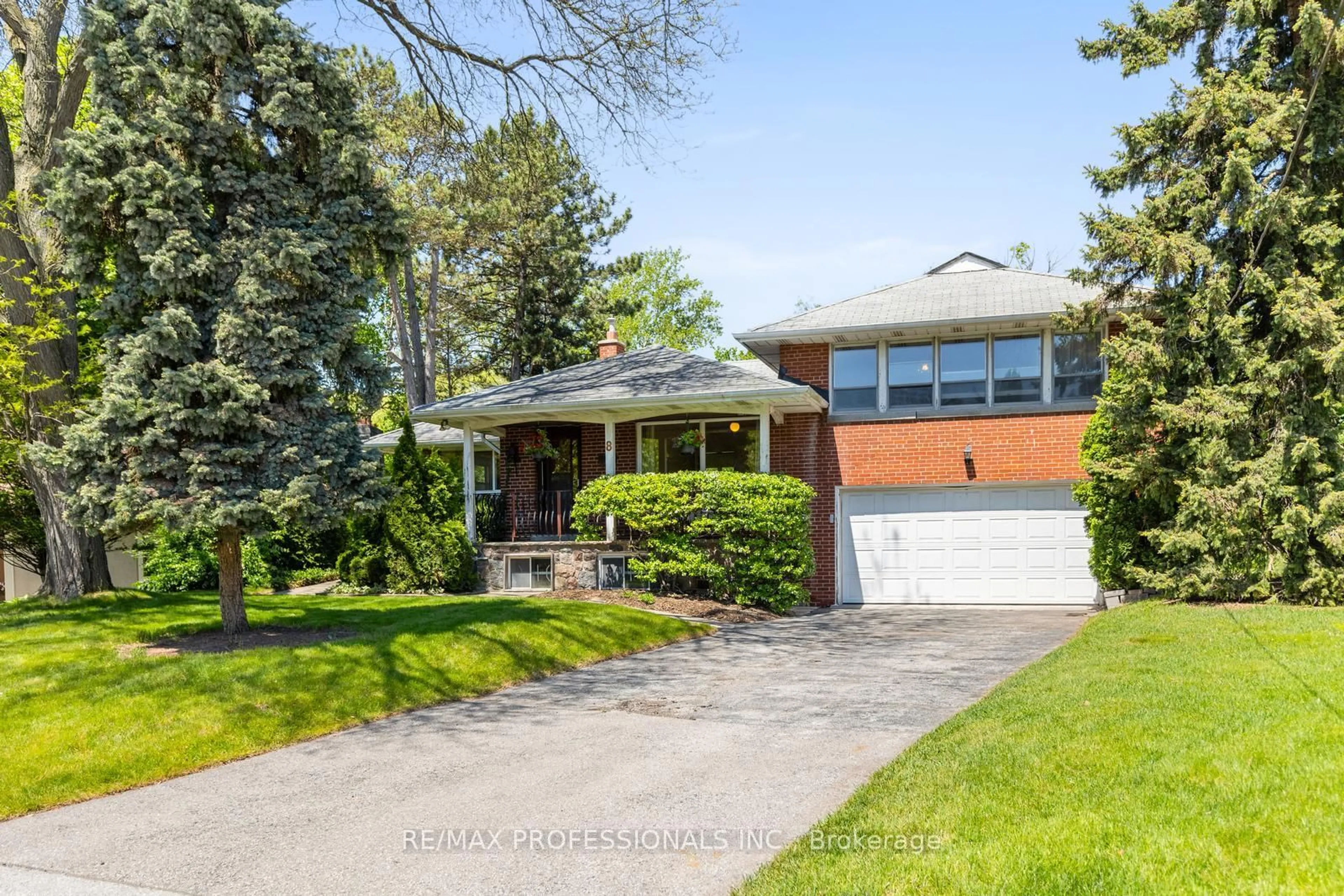 Home with brick exterior material, street for 8 Glendarling Rd, Toronto Ontario M9A 4G2