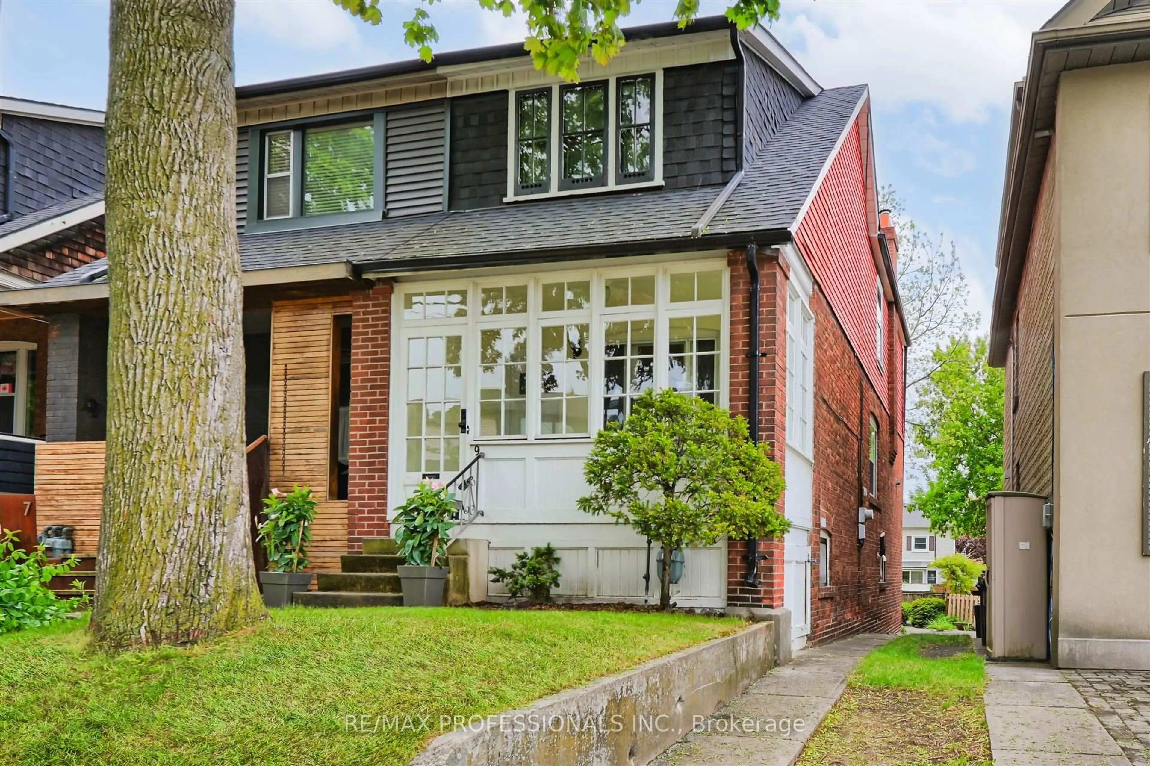 Home with brick exterior material, street for 9 Mayfield Ave, Toronto Ontario M6S 1K2