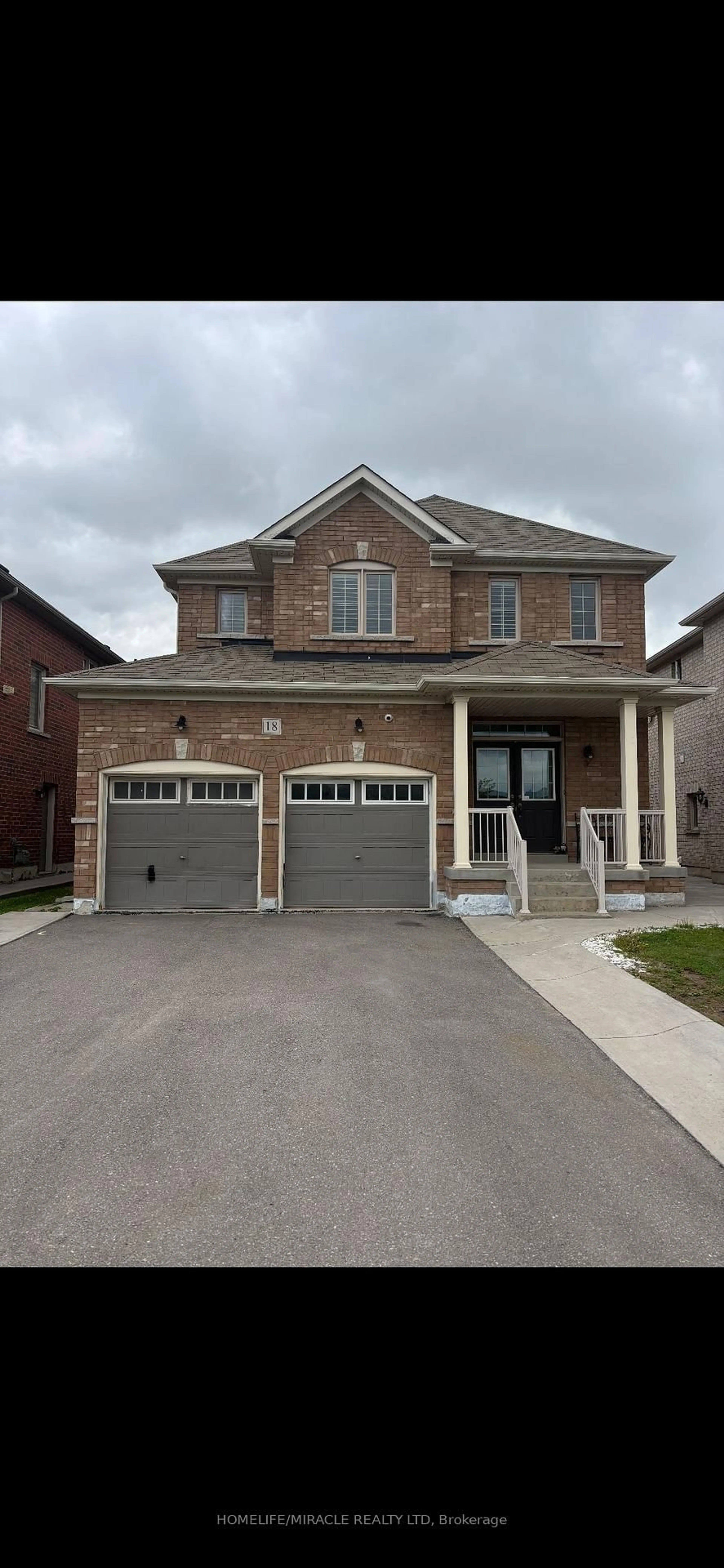 Home with brick exterior material, street for 18 Morrow Bay Dr, Brampton Ontario L6P 3T9