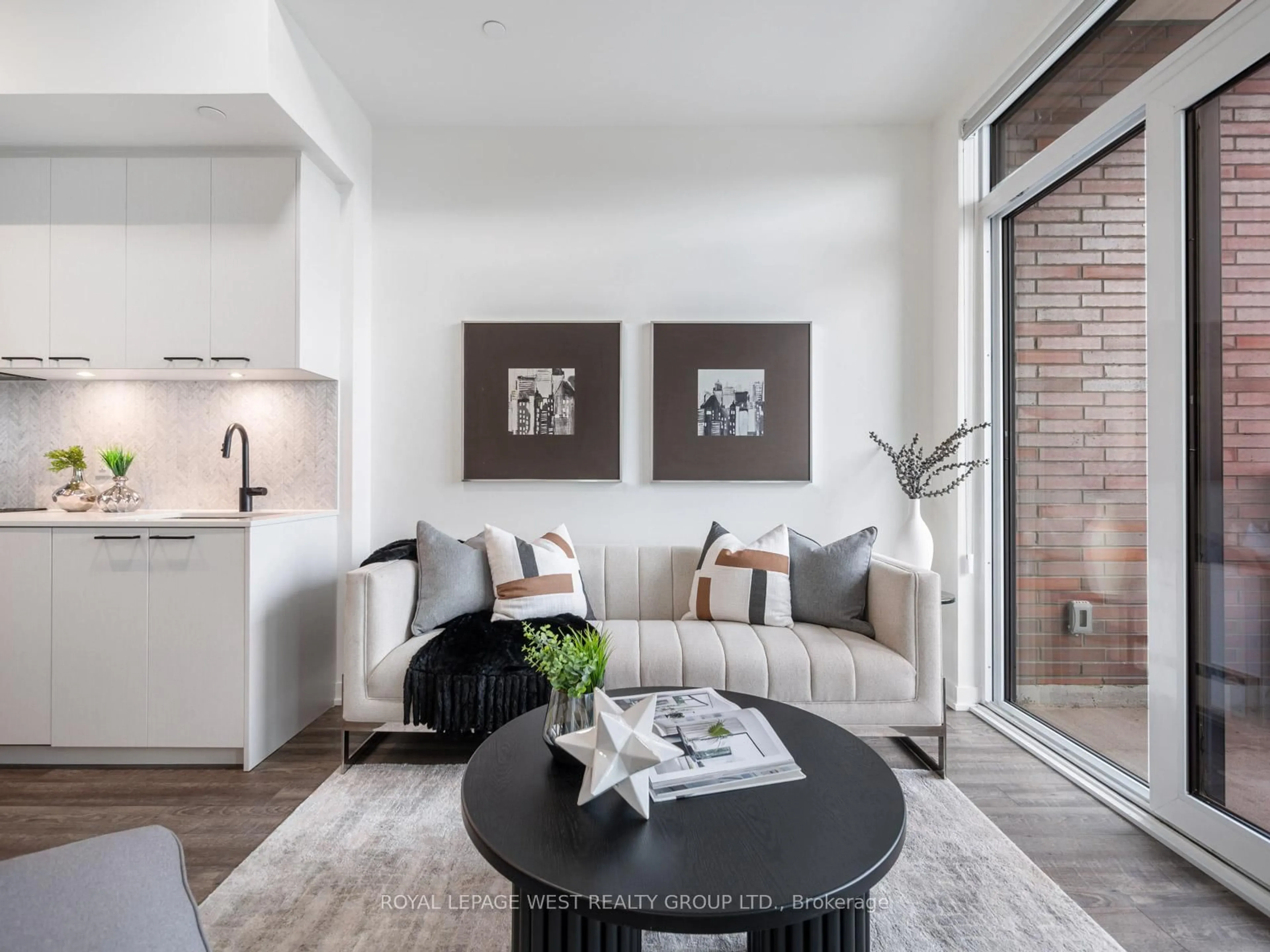 Living room with furniture, unknown for 1808 St Clair Ave #713, Toronto Ontario M6N 0C1
