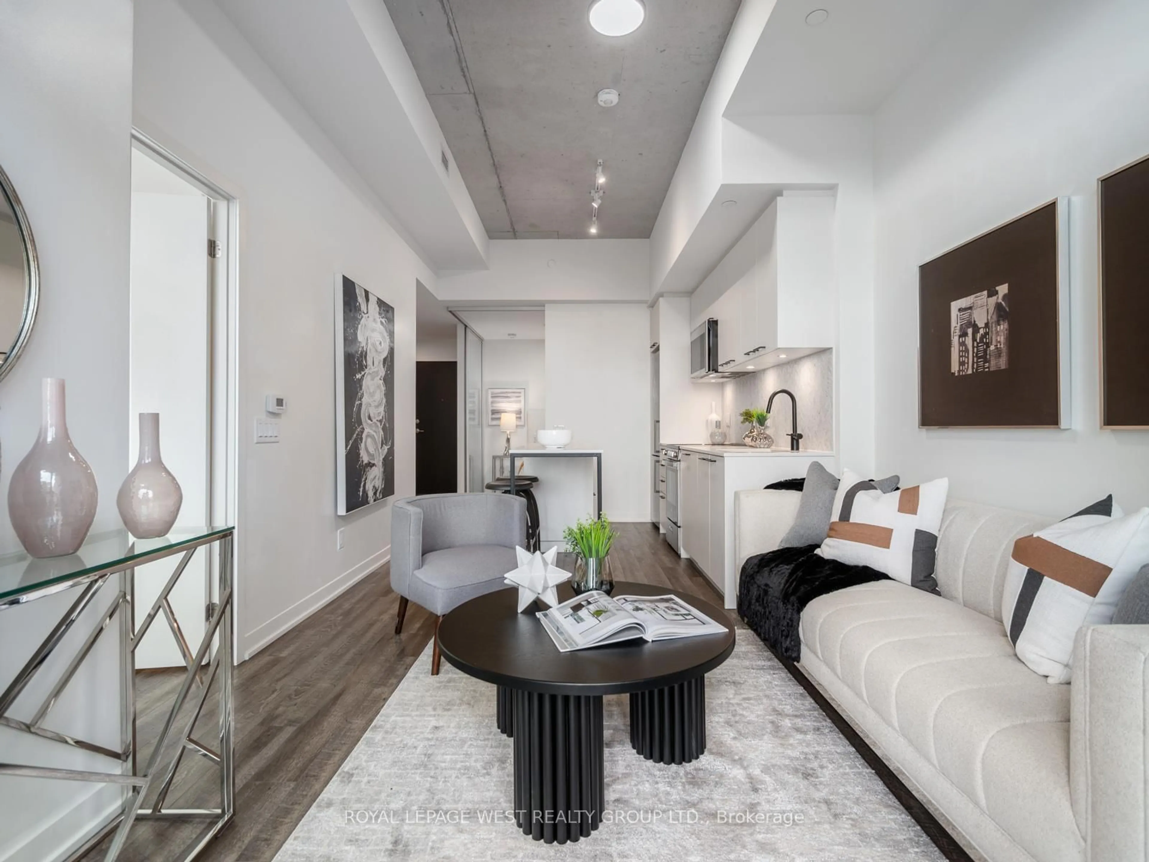 Living room with furniture, unknown for 1808 St Clair Ave #713, Toronto Ontario M6N 0C1