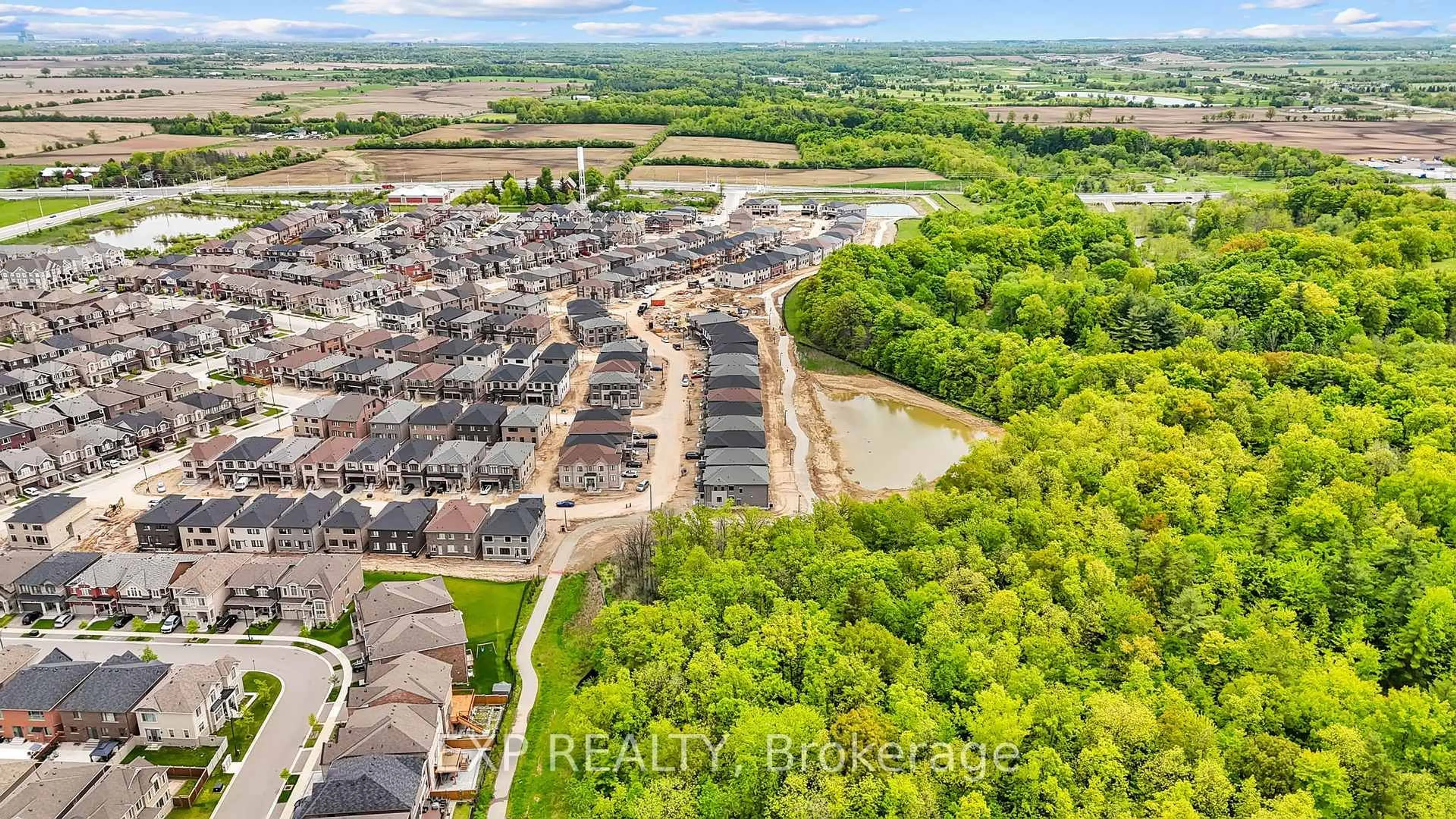 A pic from outside/outdoor area/front of a property/back of a property/a pic from drone, unknown for 795 Apple Terr, Milton Ontario L9E 2C3