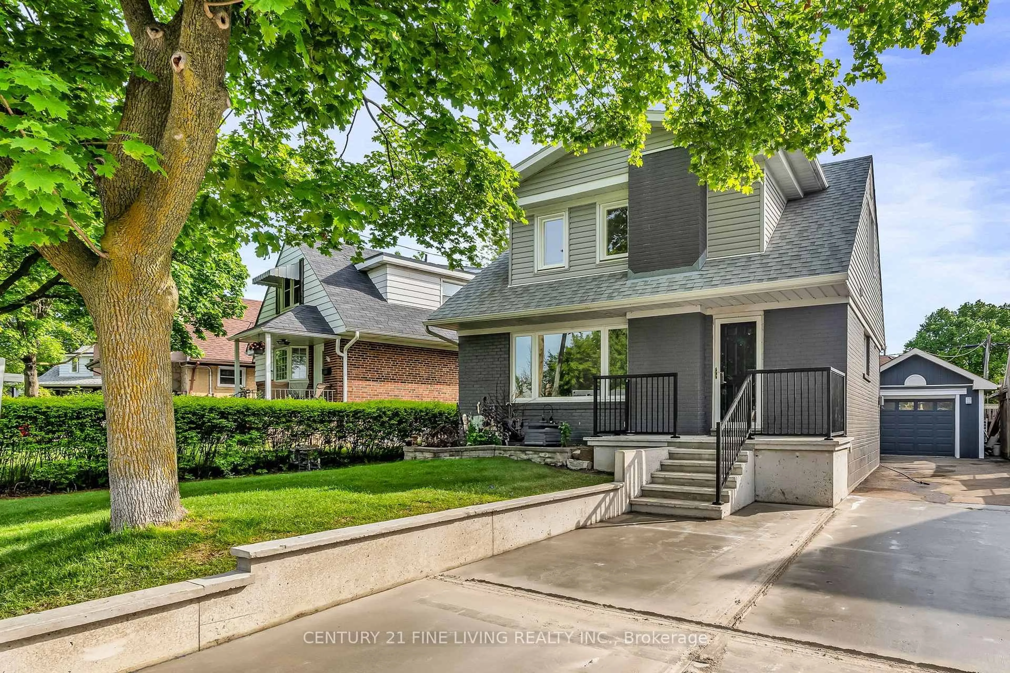 Home with brick exterior material, street for 55 Grierson Rd, Toronto Ontario M9W 3R2