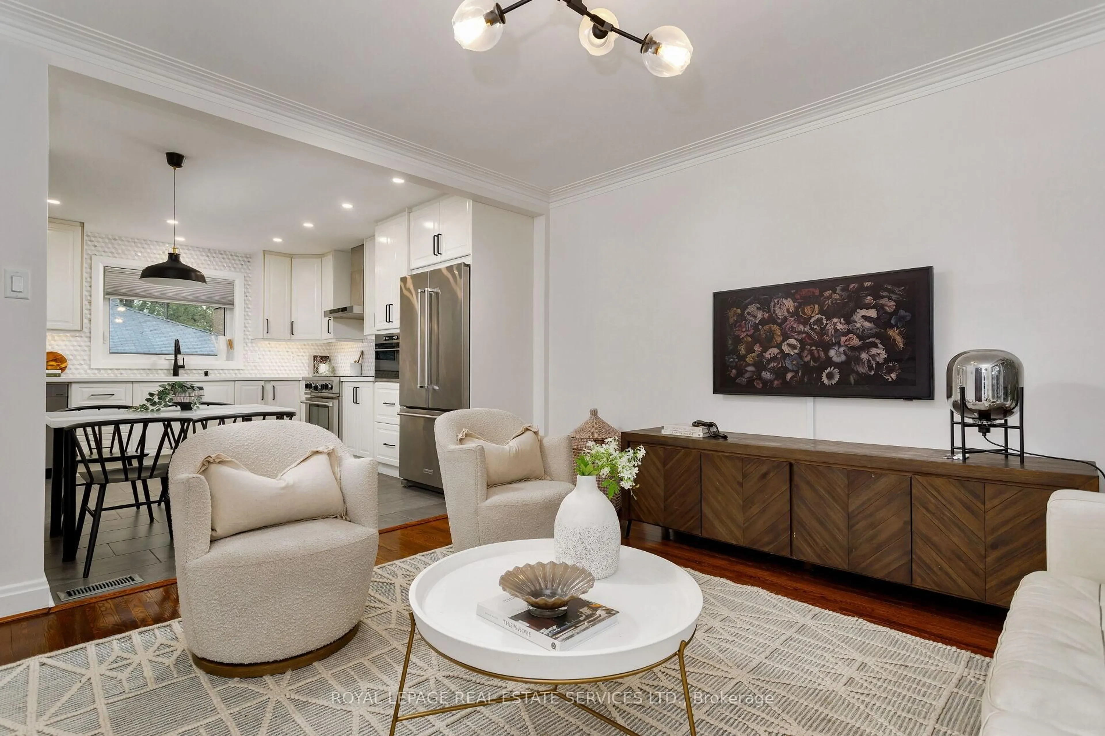 Living room with furniture, unknown for 246 Berry Rd, Toronto Ontario M8Y 1X9