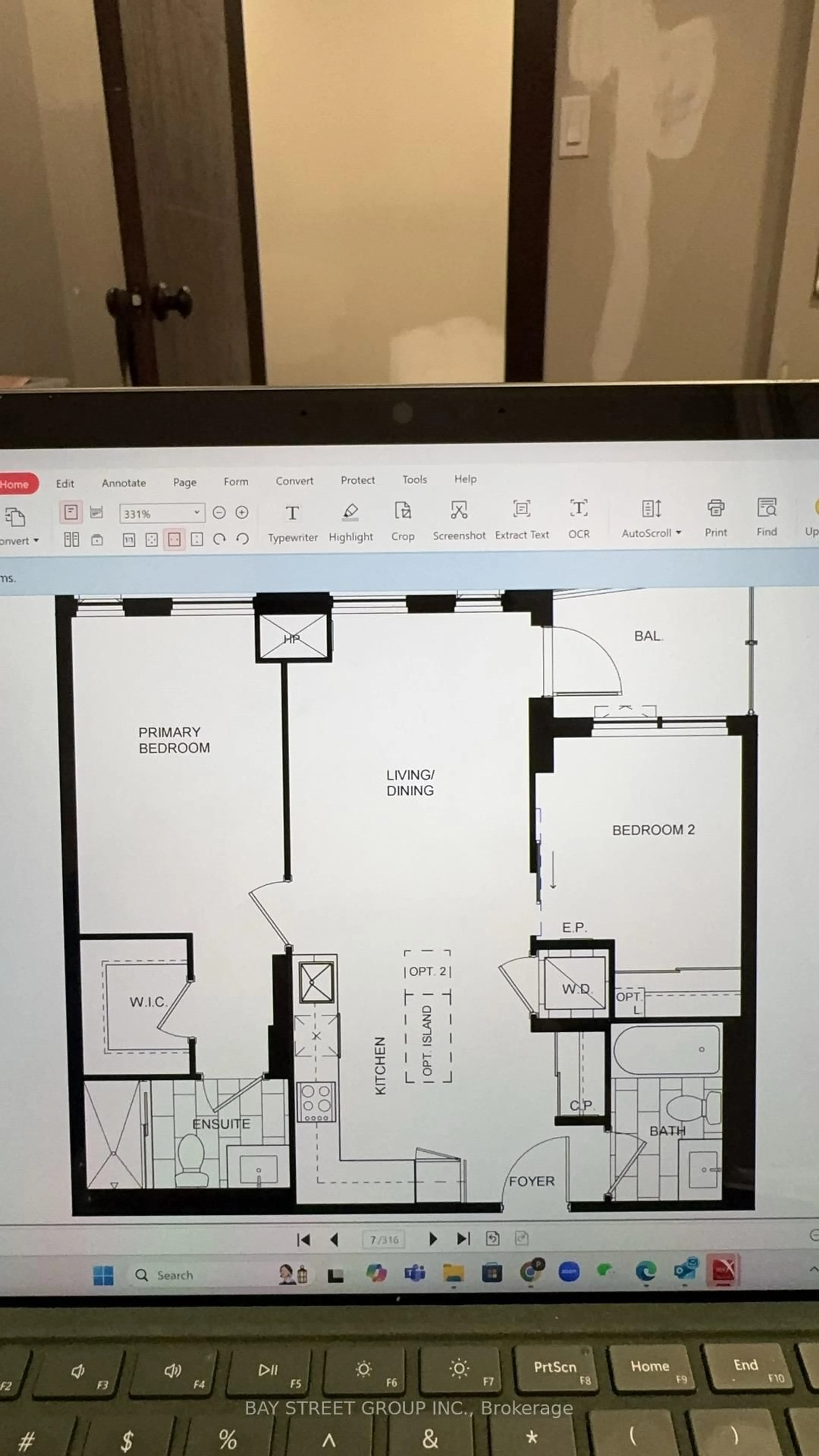 Floor plan for 2501 Saw Whet Blvd #433, Oakville Ontario L6M 5N2