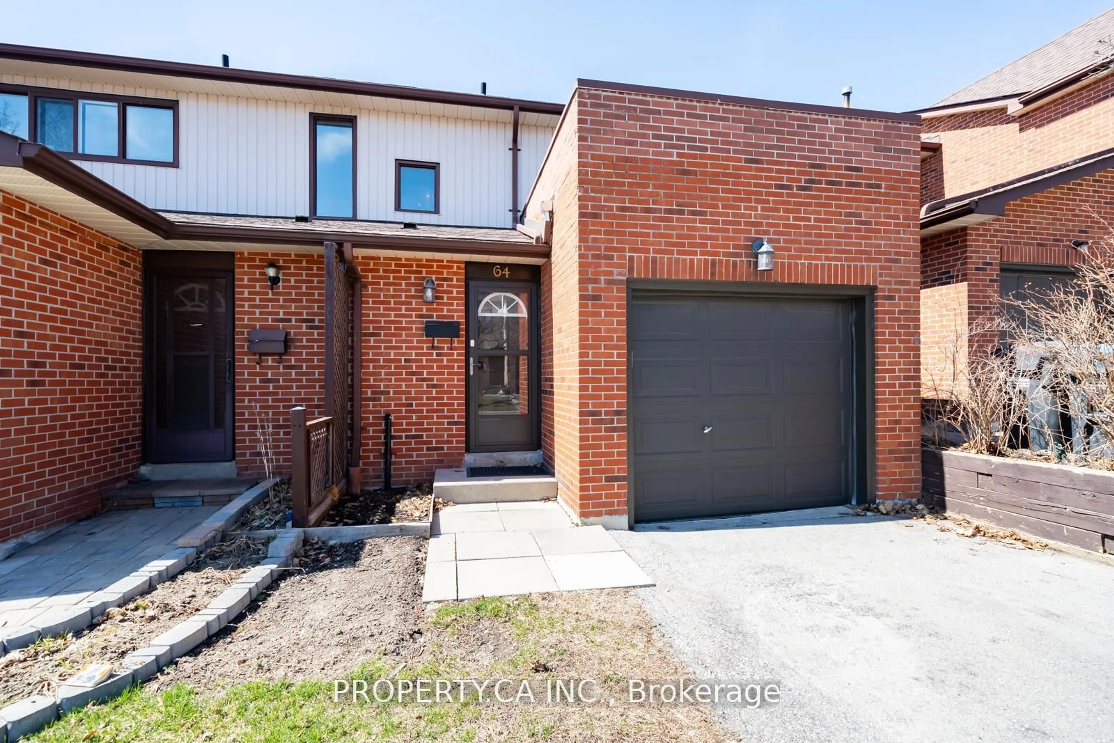 Home with brick exterior material, street for 64 Dawson Cres, Brampton Ontario L6V 3M6