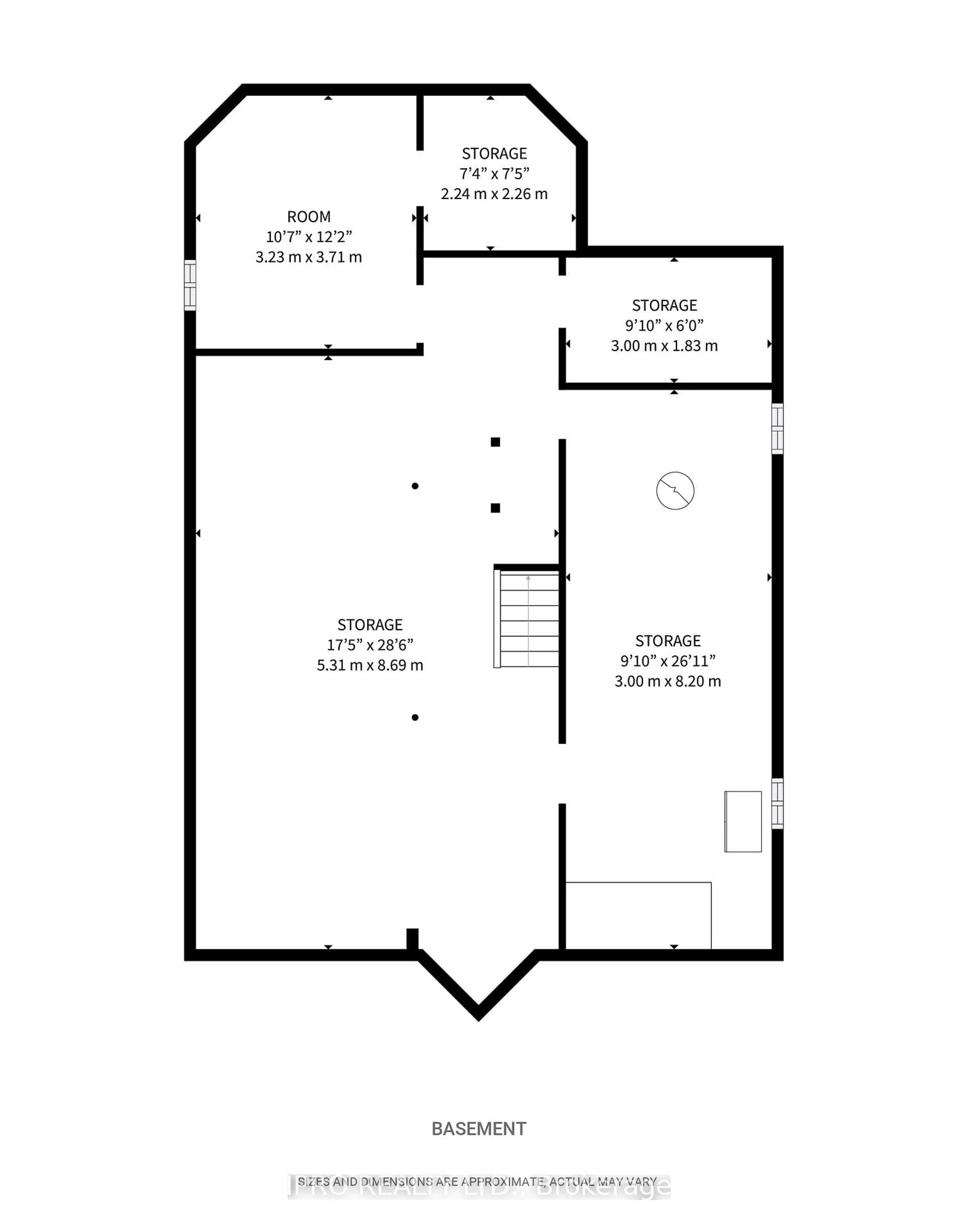 Floor plan for 6070 Prairie Circ, Mississauga Ontario L5N 5Z5