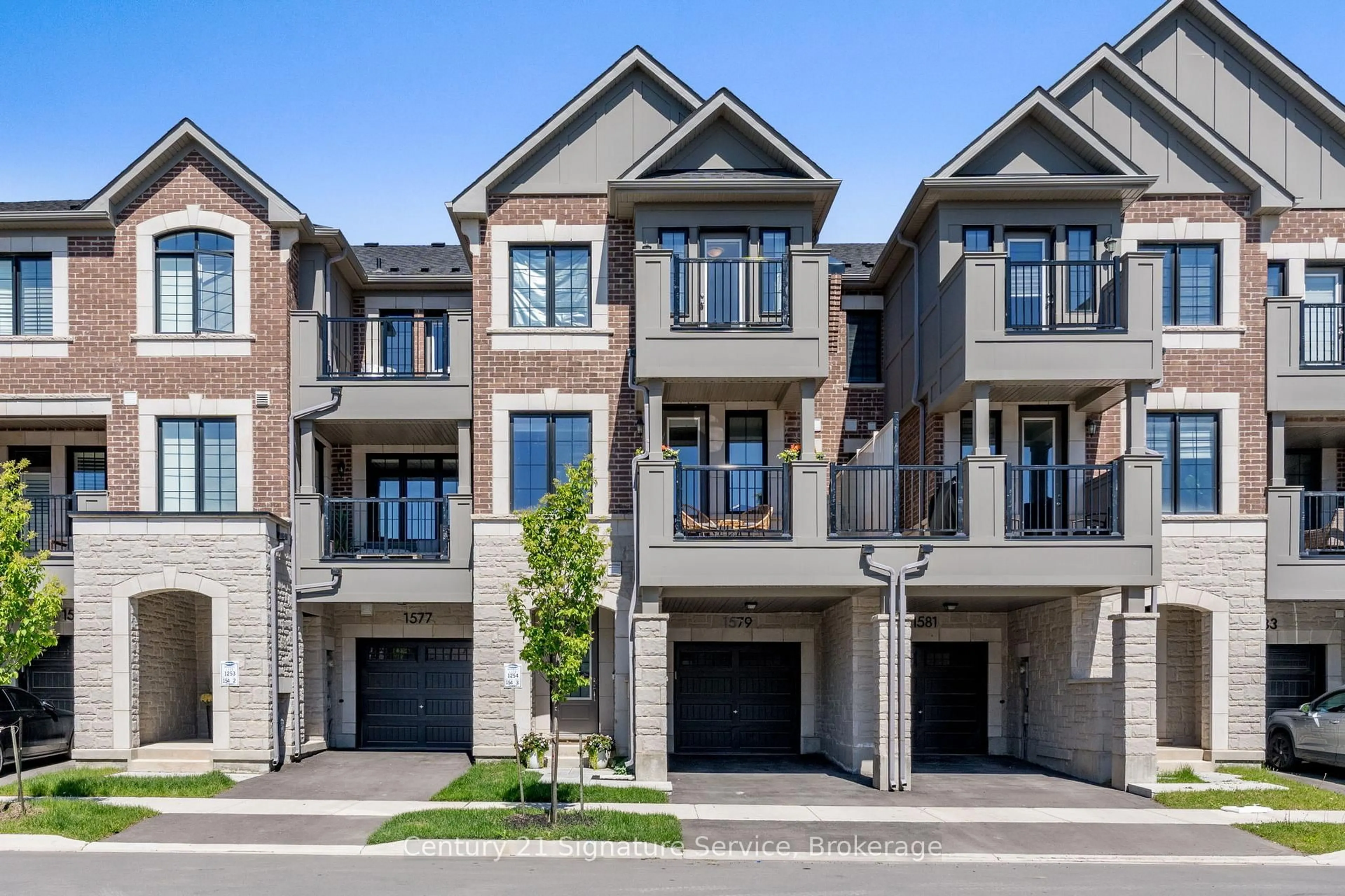 Home with brick exterior material, street for 1579 Denison Pl, Milton Ontario L9E 1Y2