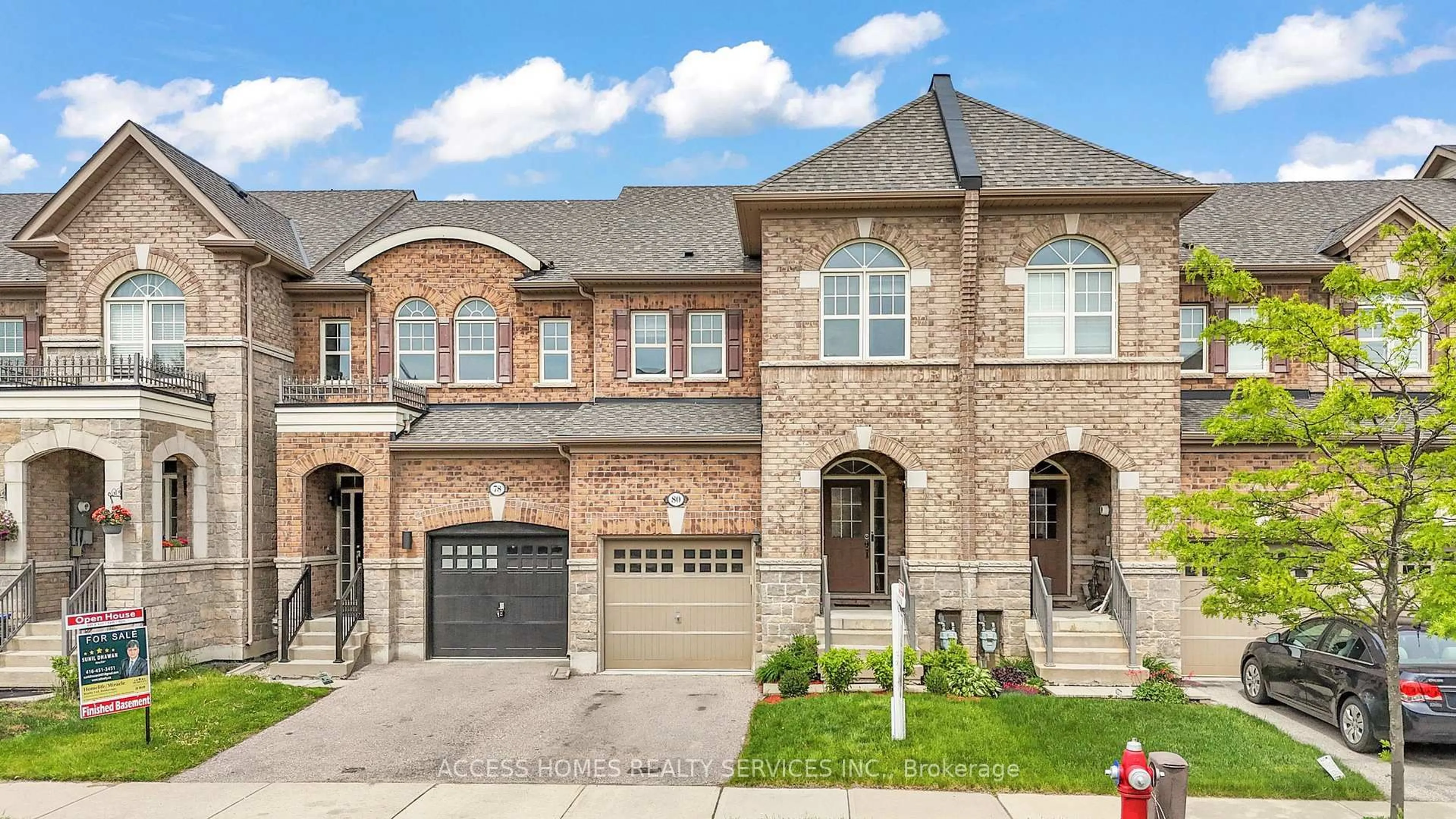 Home with brick exterior material, street for 80 Goodsway Tr, Brampton Ontario L7A 4A5