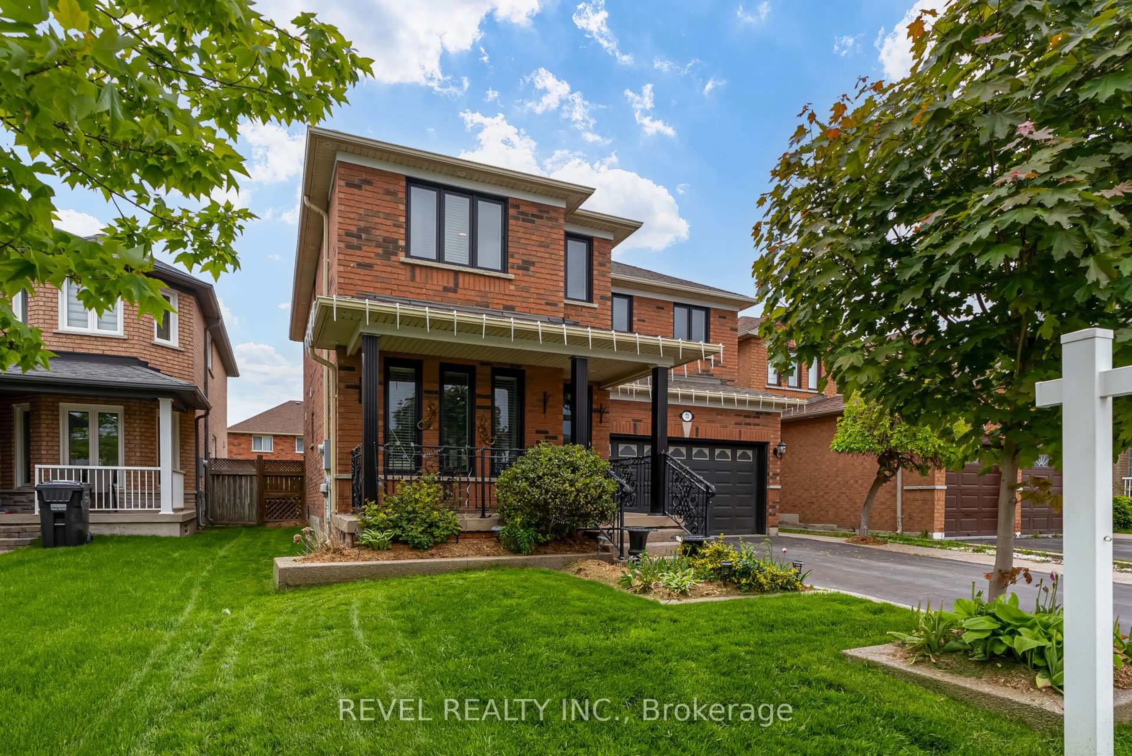 Home with brick exterior material, street for 73 Sunny Meadow Blvd, Brampton Ontario L6R 1Y7