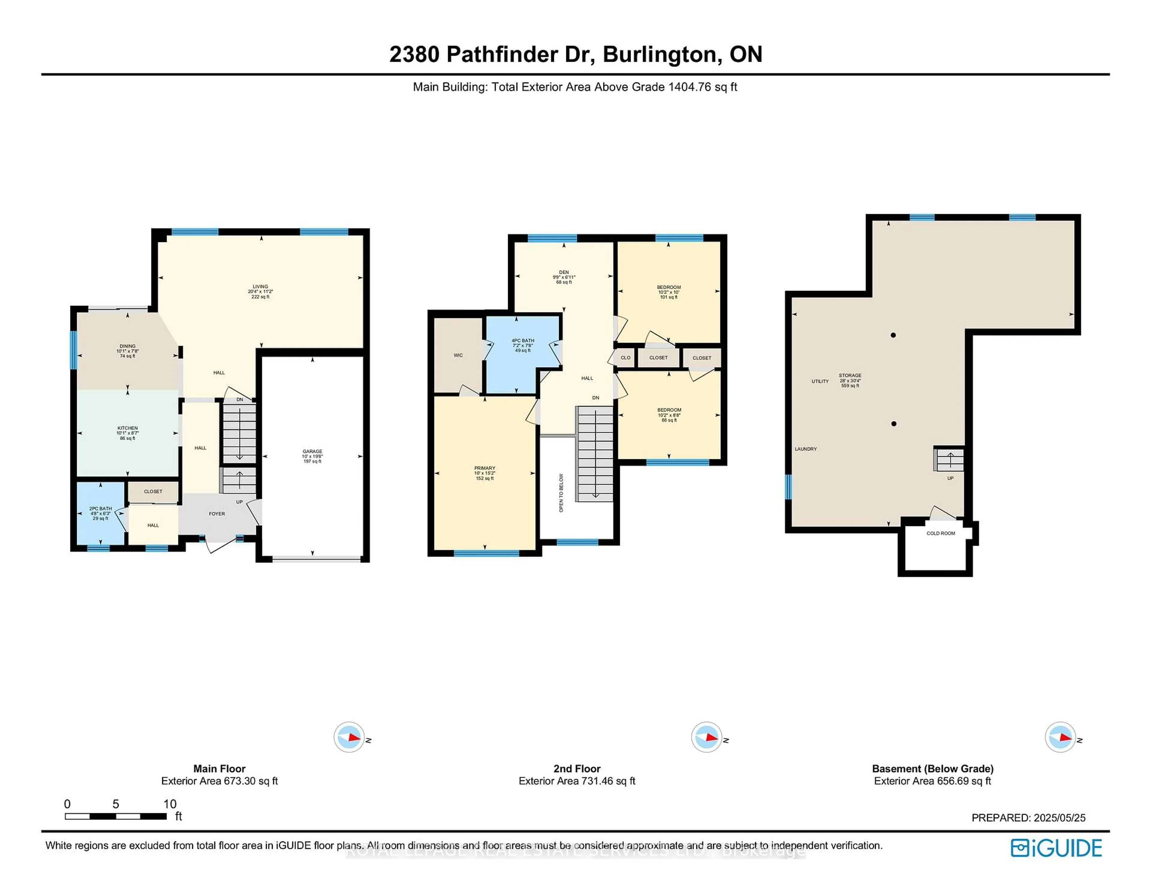 Floor plan for 2380 Pathfinder Dr, Burlington Ontario L7L 6N8
