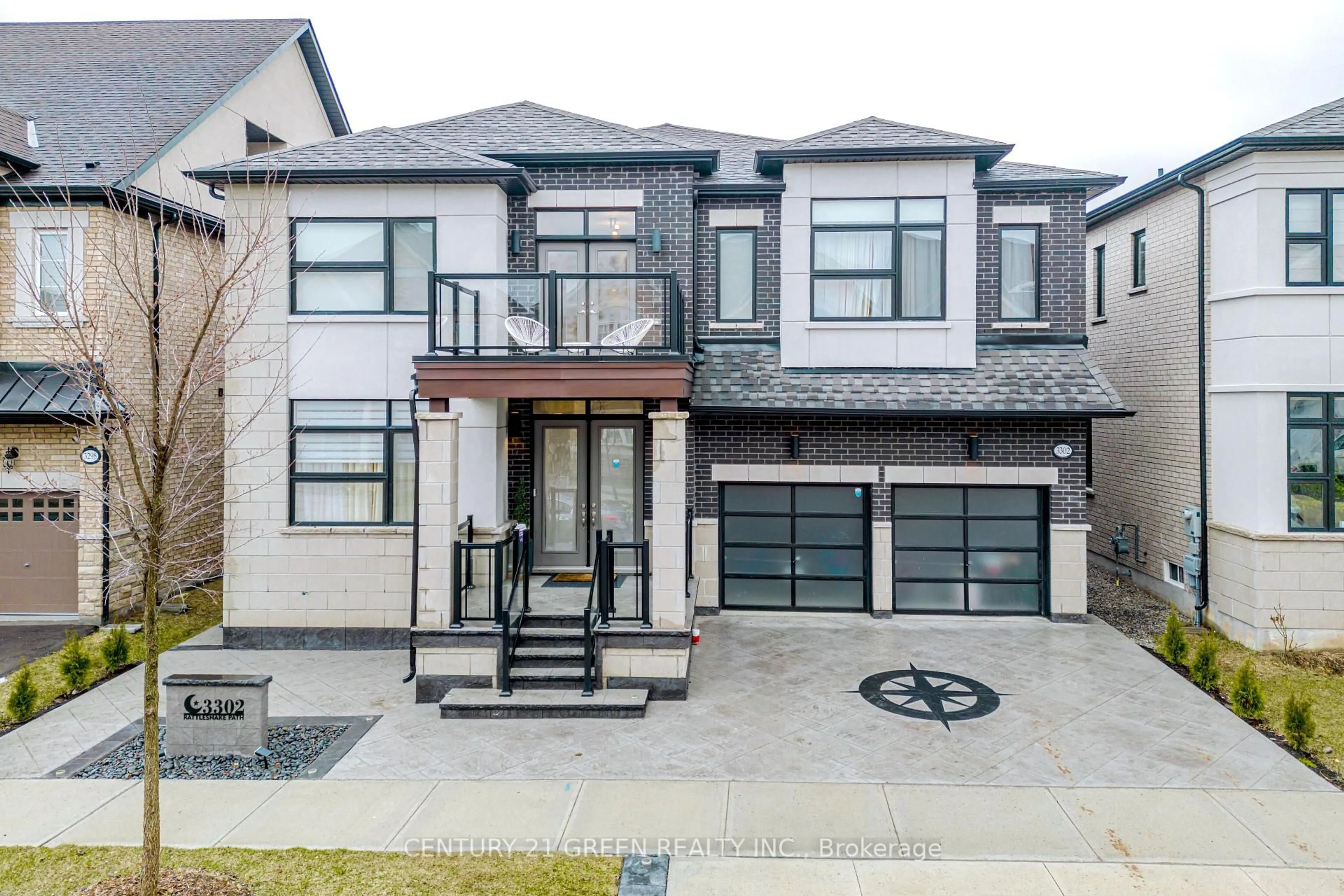 Home with brick exterior material, street for 3302 Rattlesnake Path, Oakville Ontario L6M 5K4