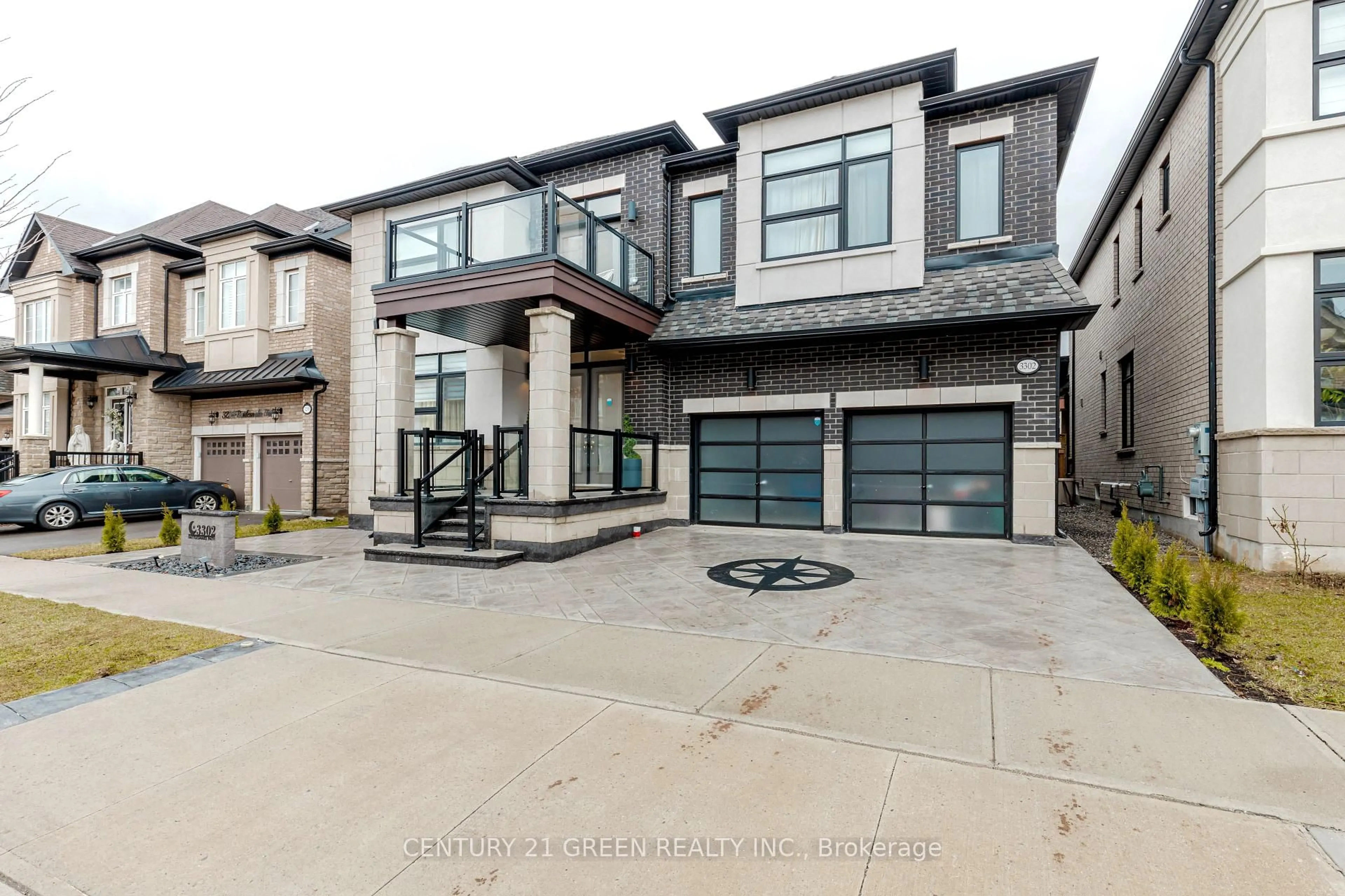Home with brick exterior material, street for 3302 Rattlesnake Path, Oakville Ontario L6M 5K4