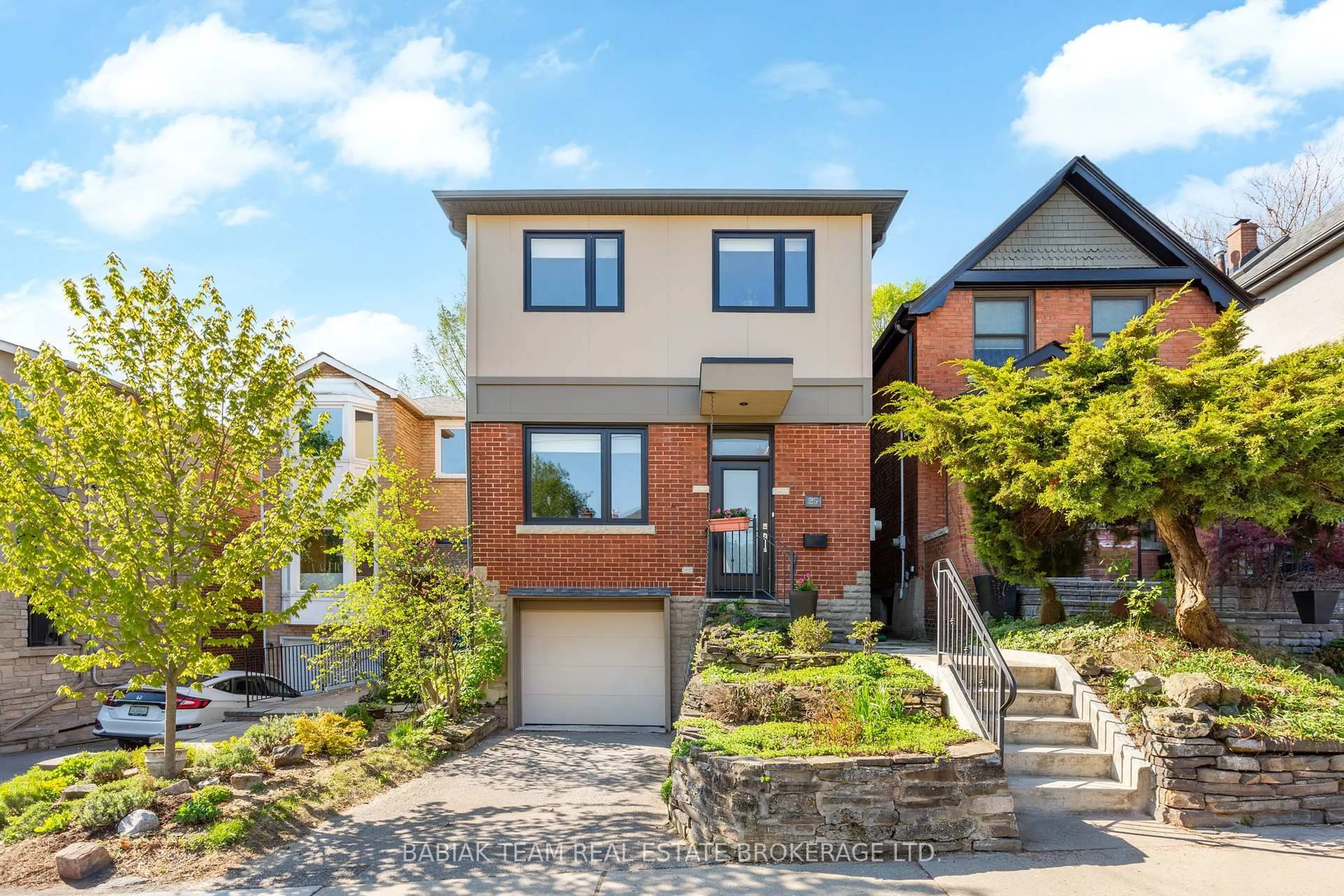 Home with brick exterior material, street for 25 Mayfield Ave, Toronto Ontario M6S 1K2
