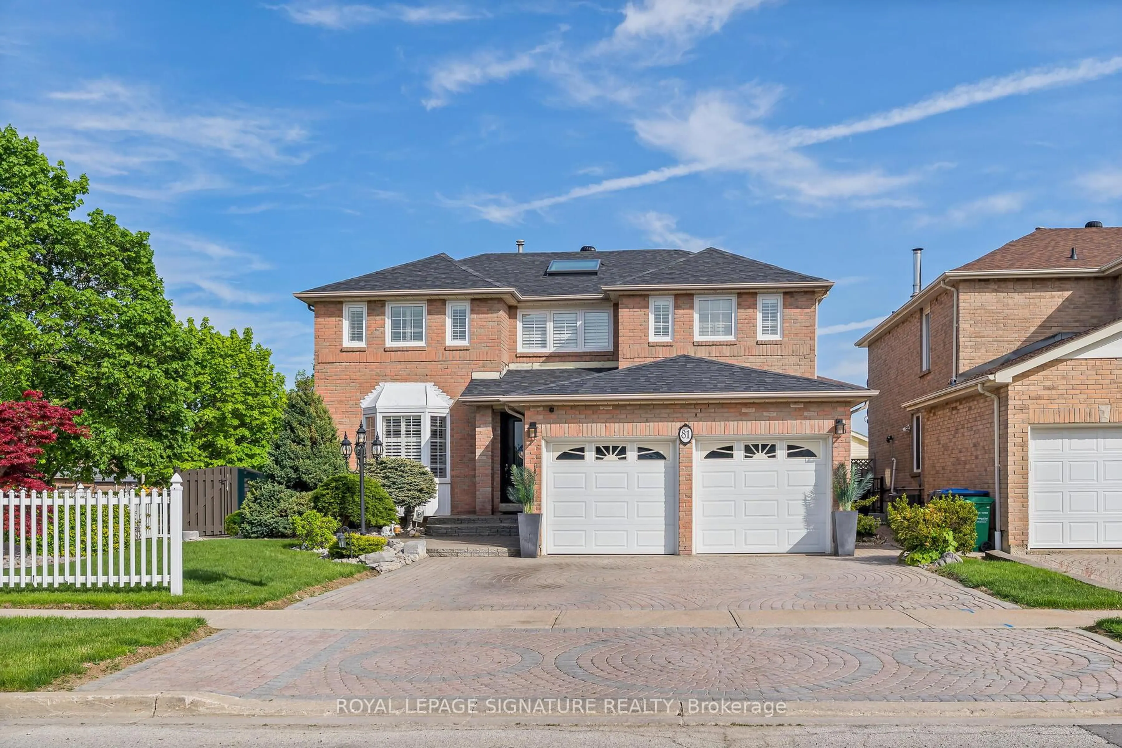 Home with brick exterior material, street for 81 Parkside Dr, Brampton Ontario L6Y 3A2