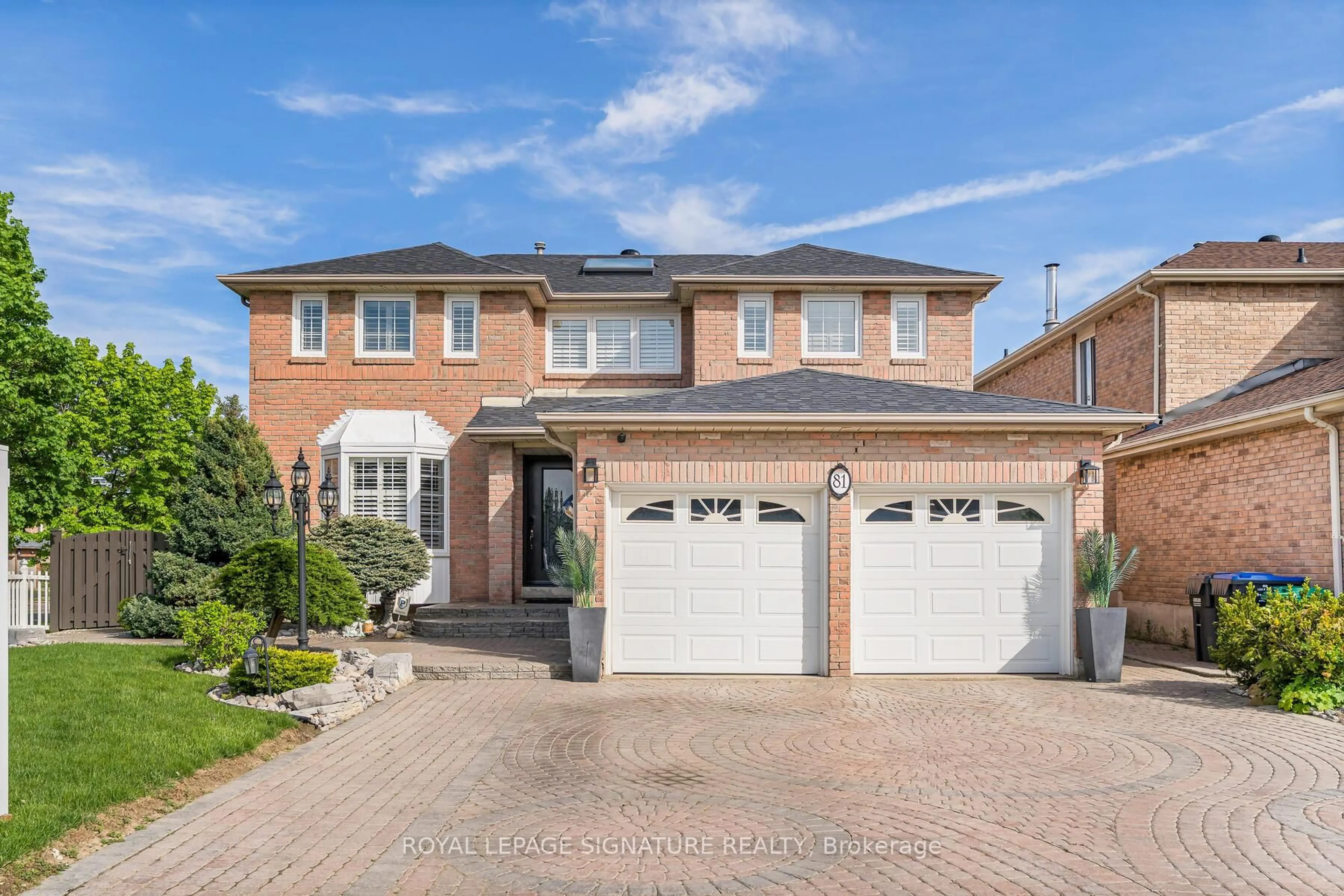 Home with brick exterior material, street for 81 Parkside Dr, Brampton Ontario L6Y 3A2
